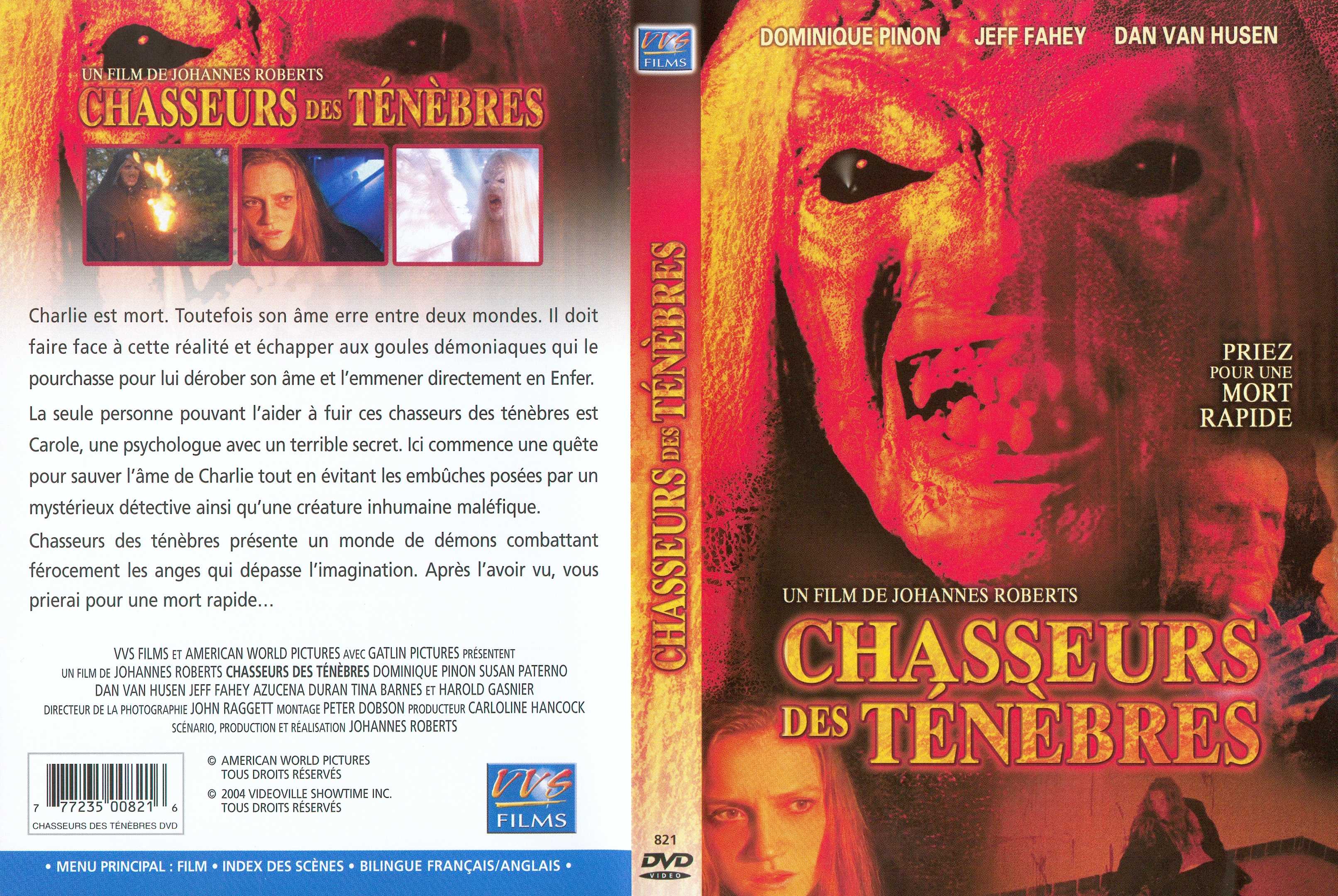 Jaquette DVD Chasseurs des tenebres