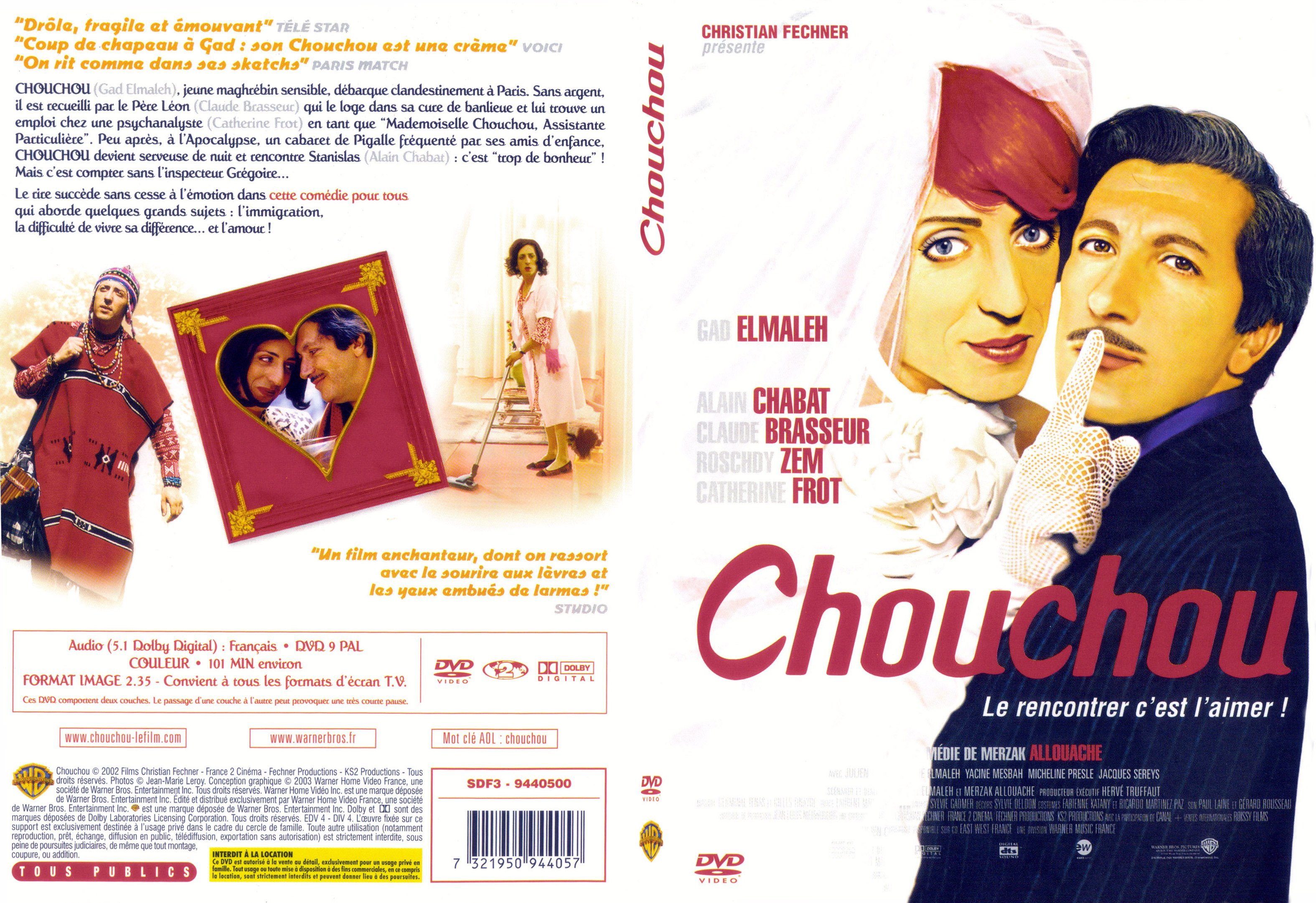 Jaquette DVD Chouchou - SLIM