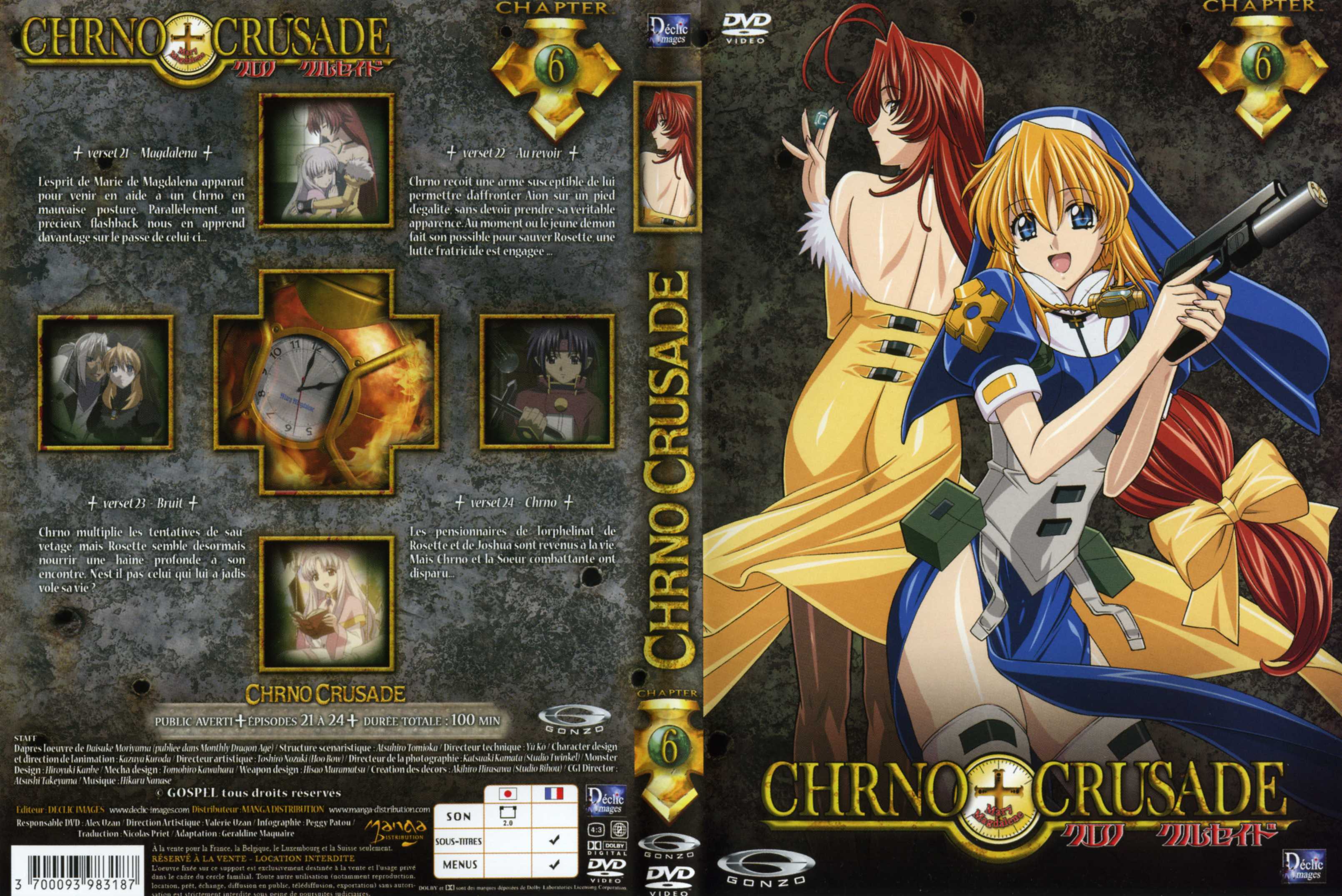 Jaquette DVD Chrno Crusade vol 6