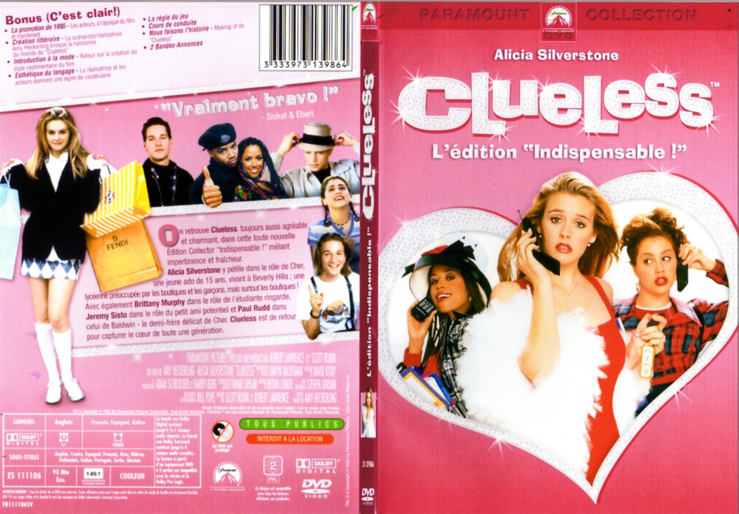 Jaquette DVD Clueless - SLIM