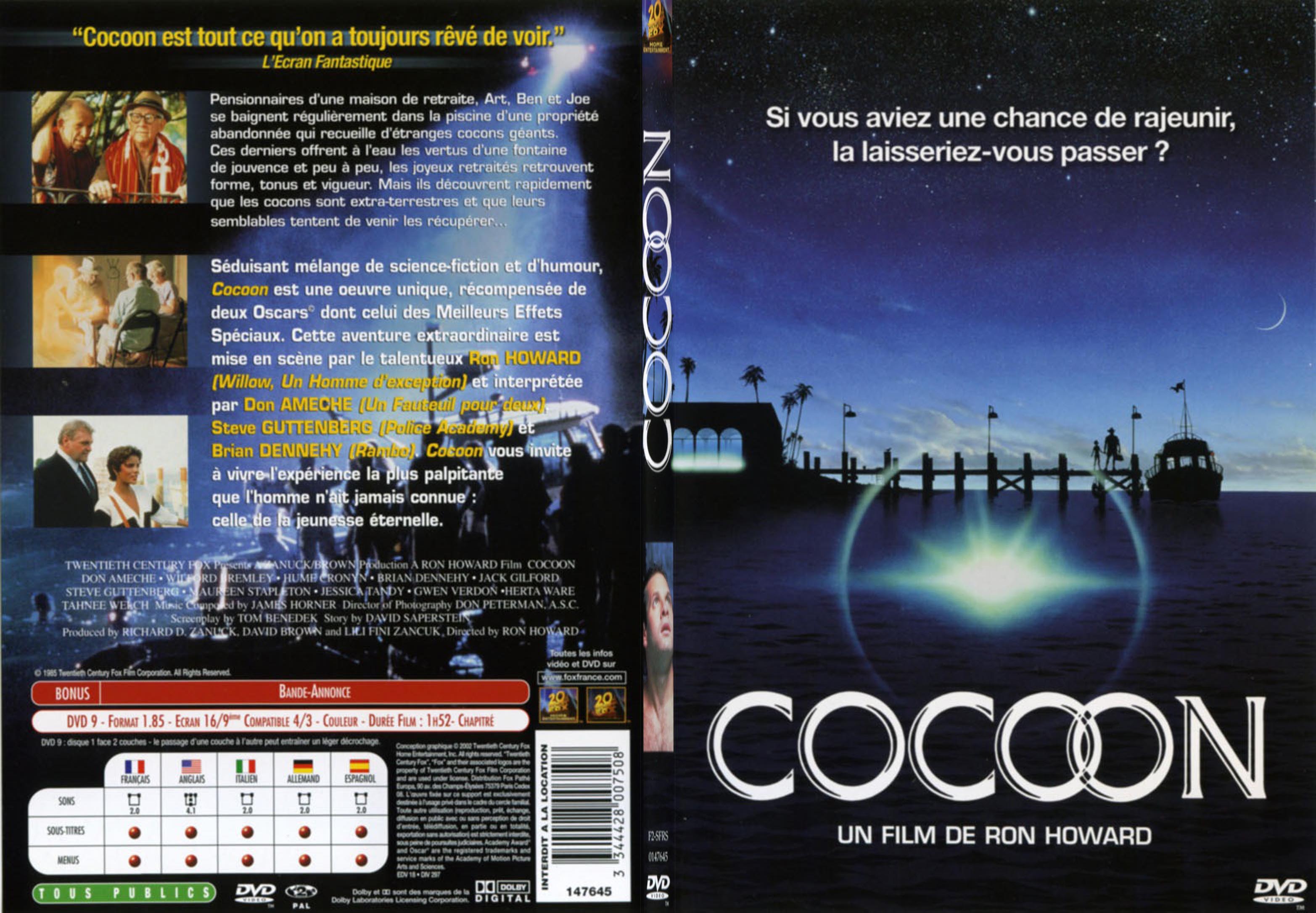 Jaquette DVD Cocoon - SLIM