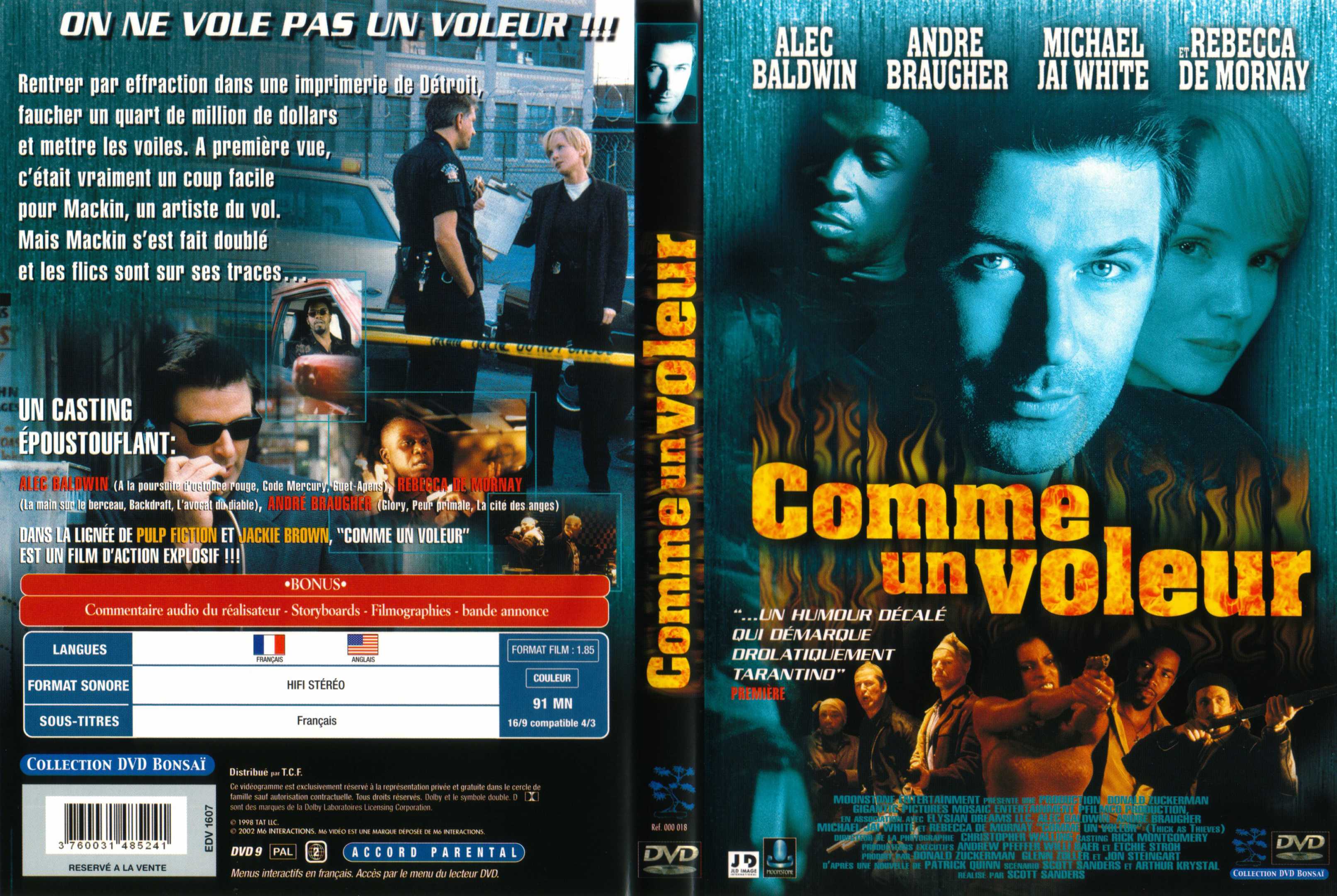 Jaquette DVD Comme un voleur