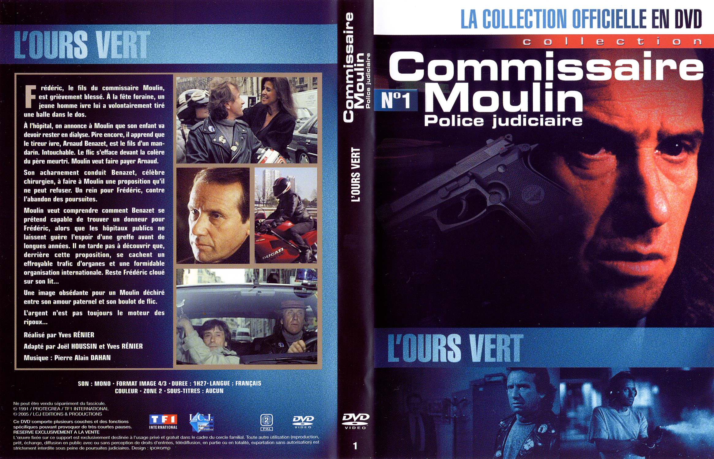 Jaquette DVD Commissaire Moulin vol 1
