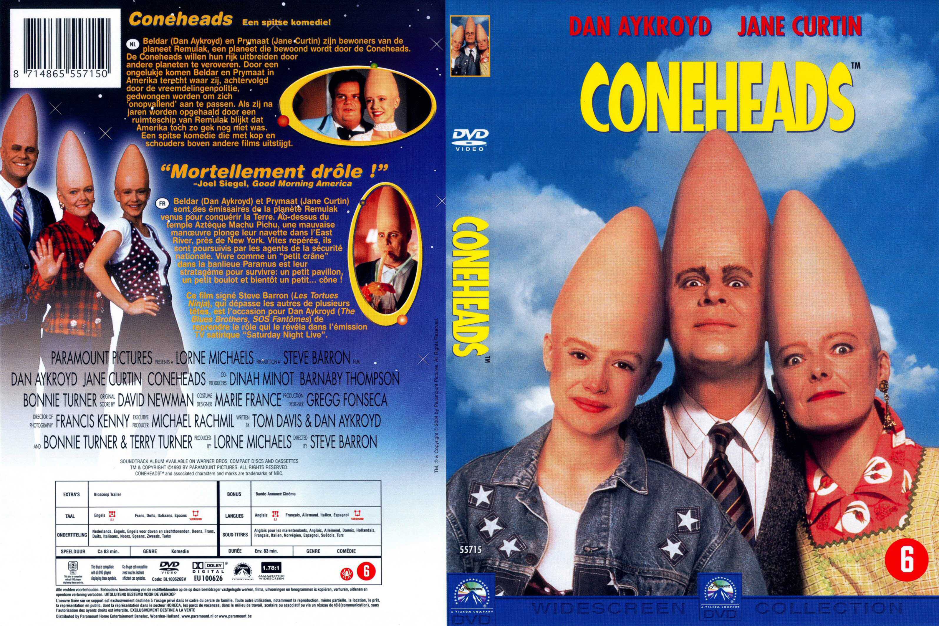 Jaquette DVD Coneheads