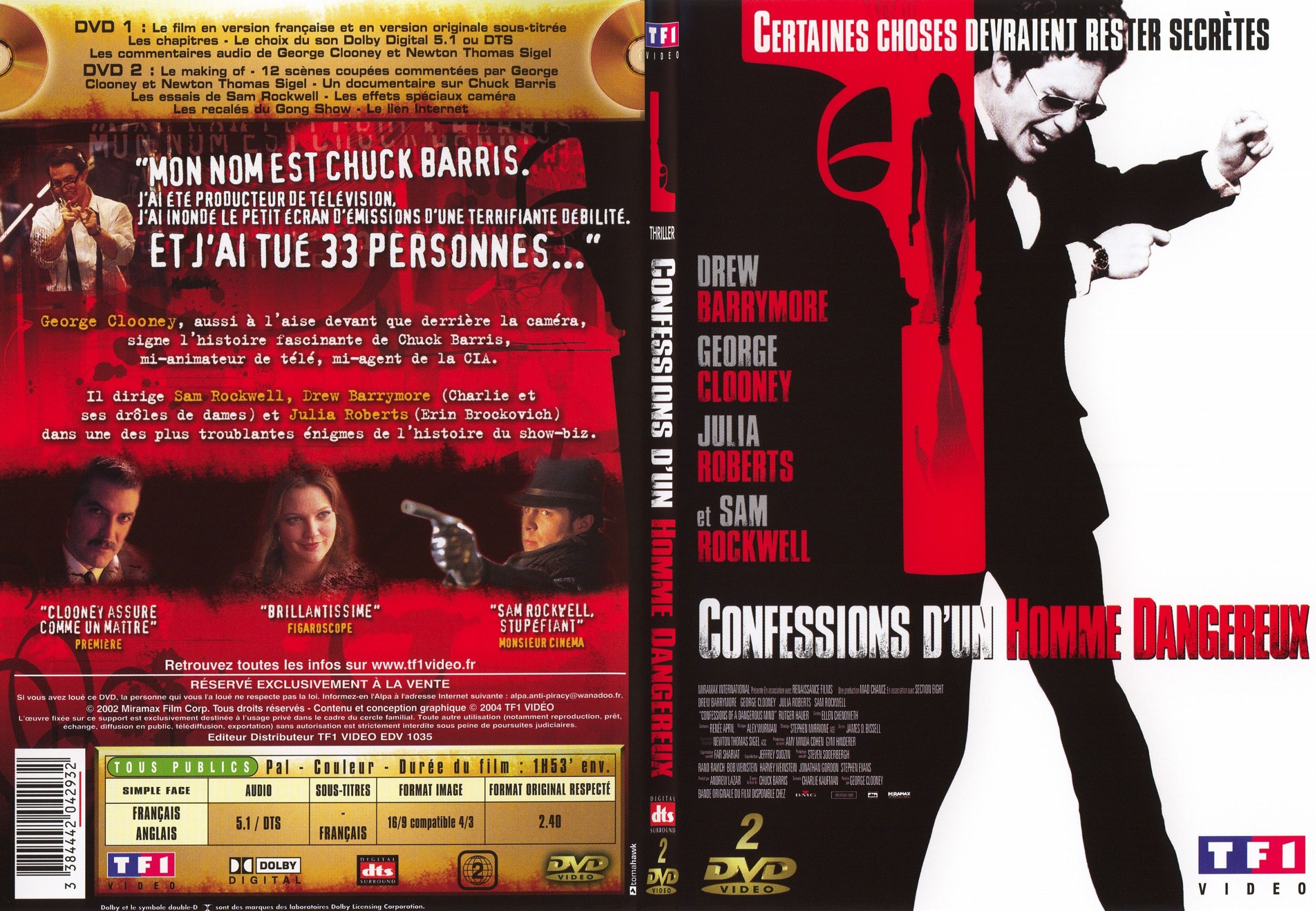 Jaquette DVD Confessions d