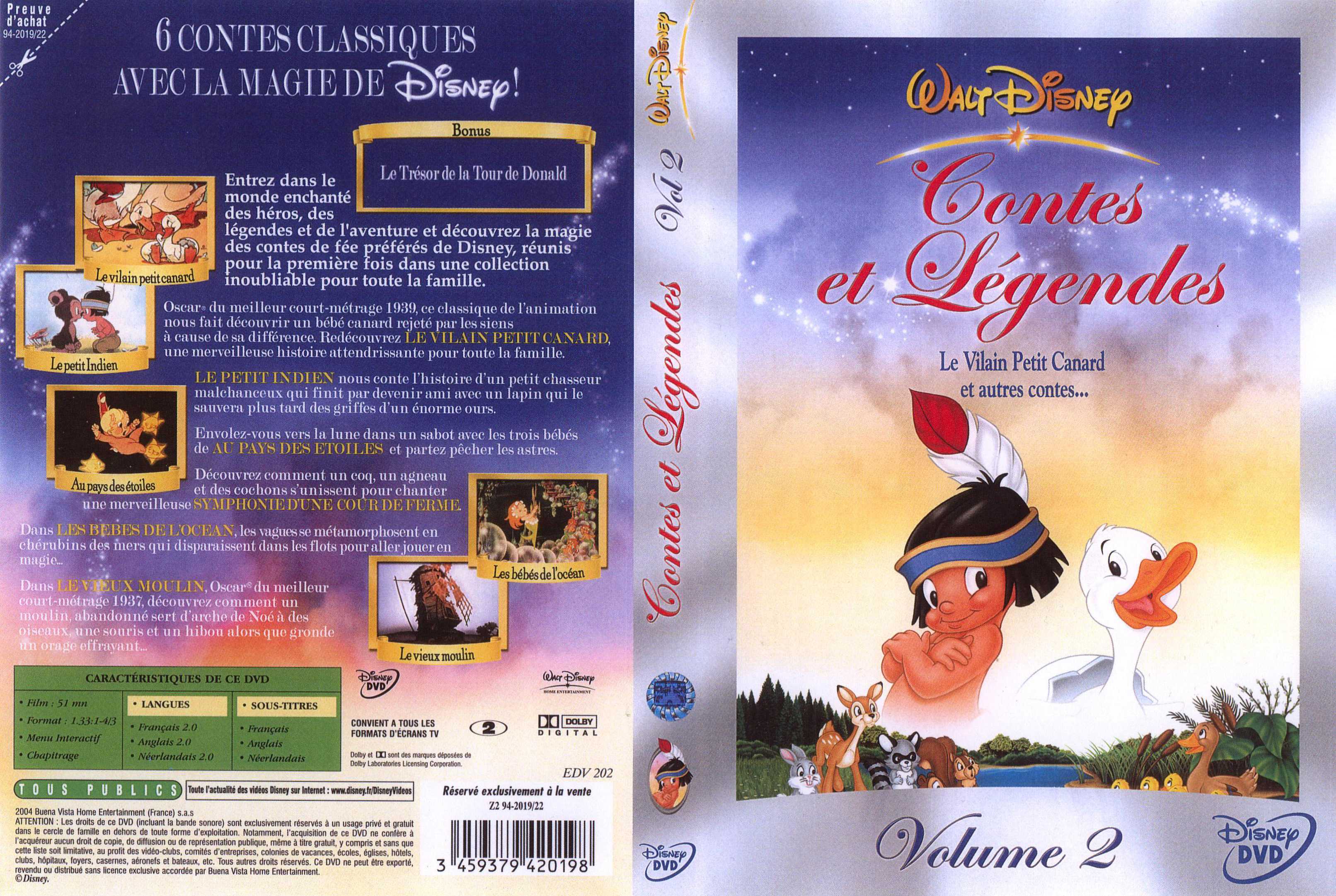 Jaquette DVD Contes et legendes 2 v2