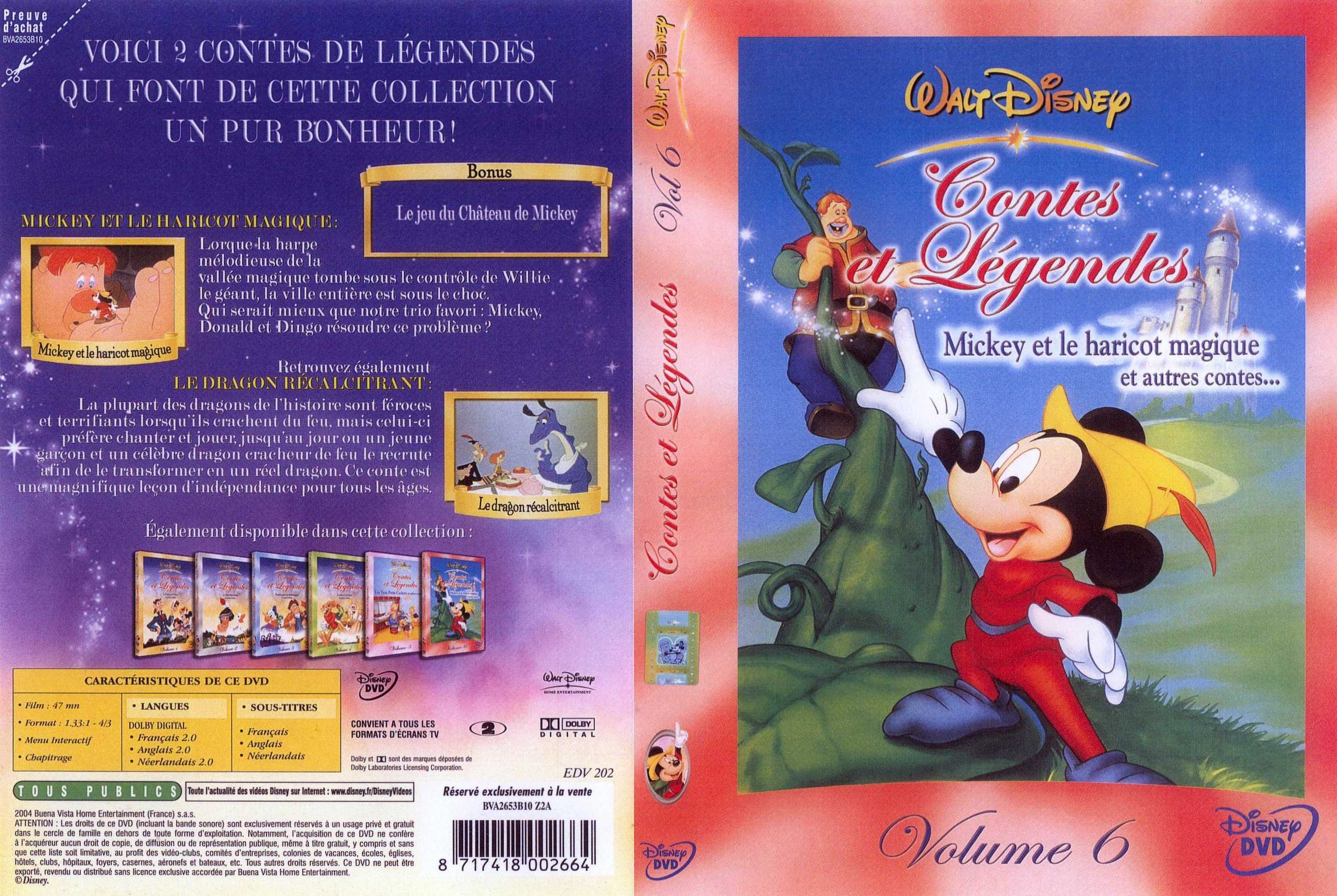Jaquette DVD Contes et legendes 6 v2