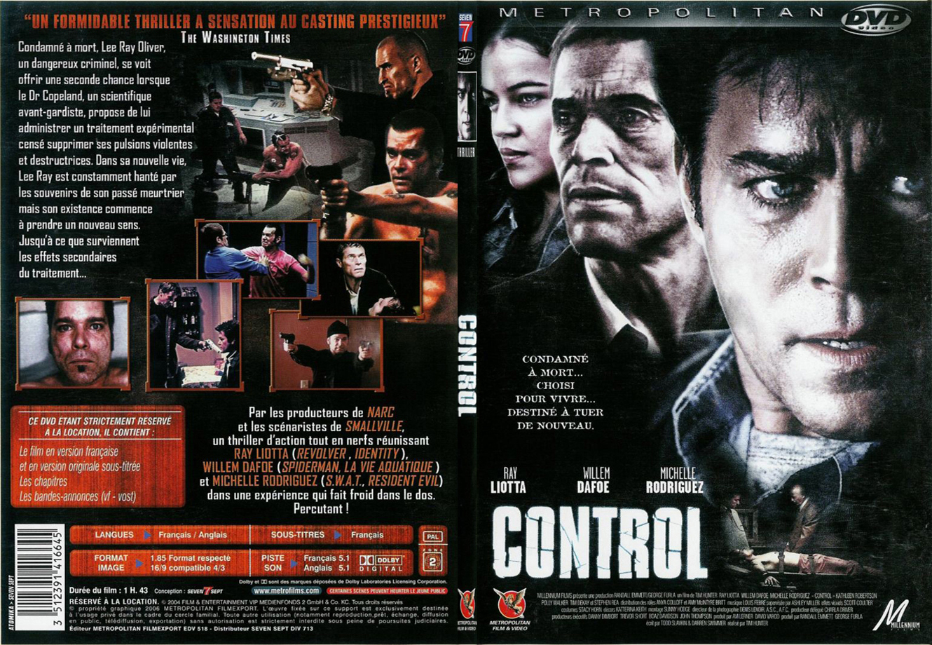 Jaquette DVD Control - SLIM