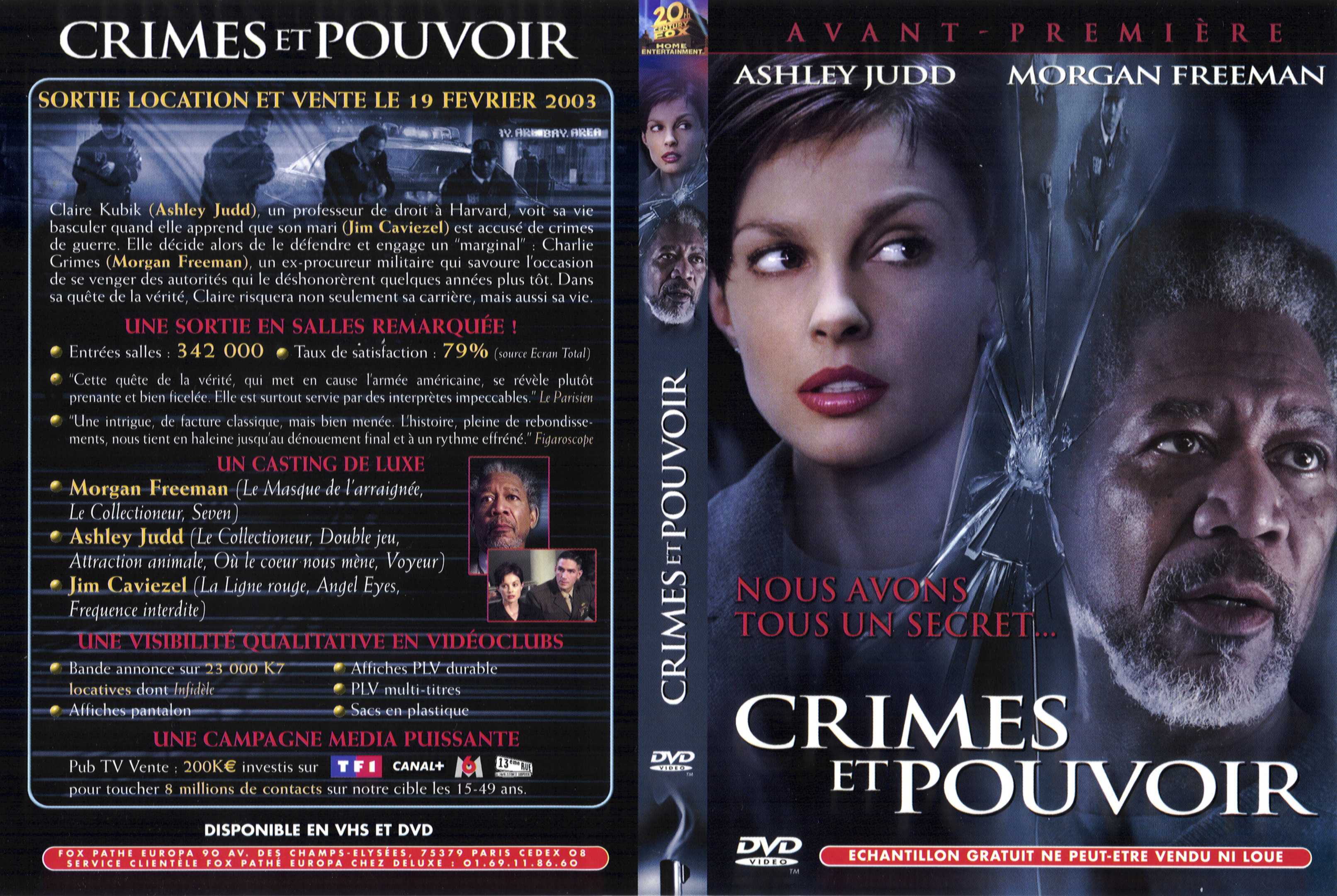 Jaquette DVD Crimes et pouvoir v2