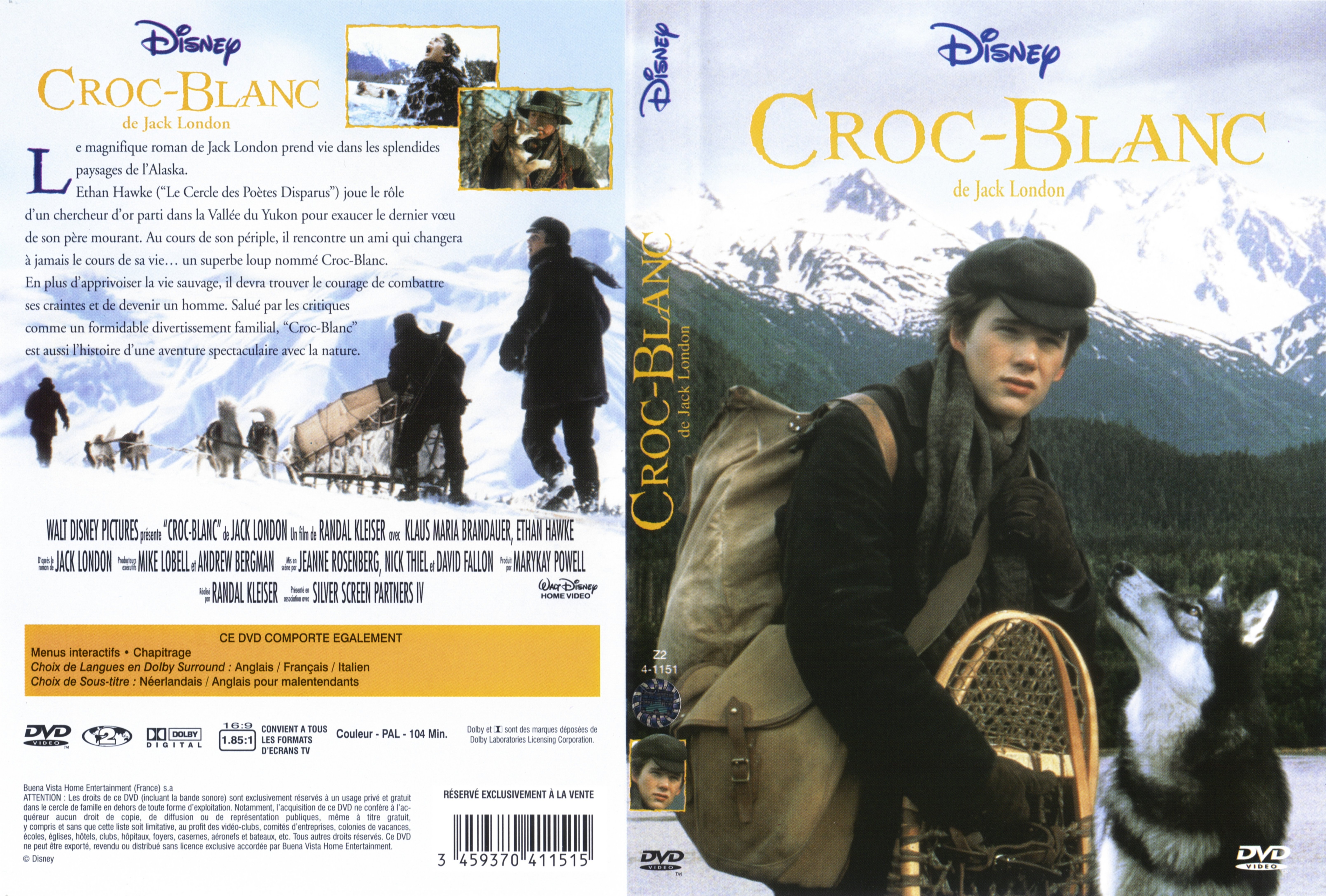 Jaquette DVD Croc-blanc