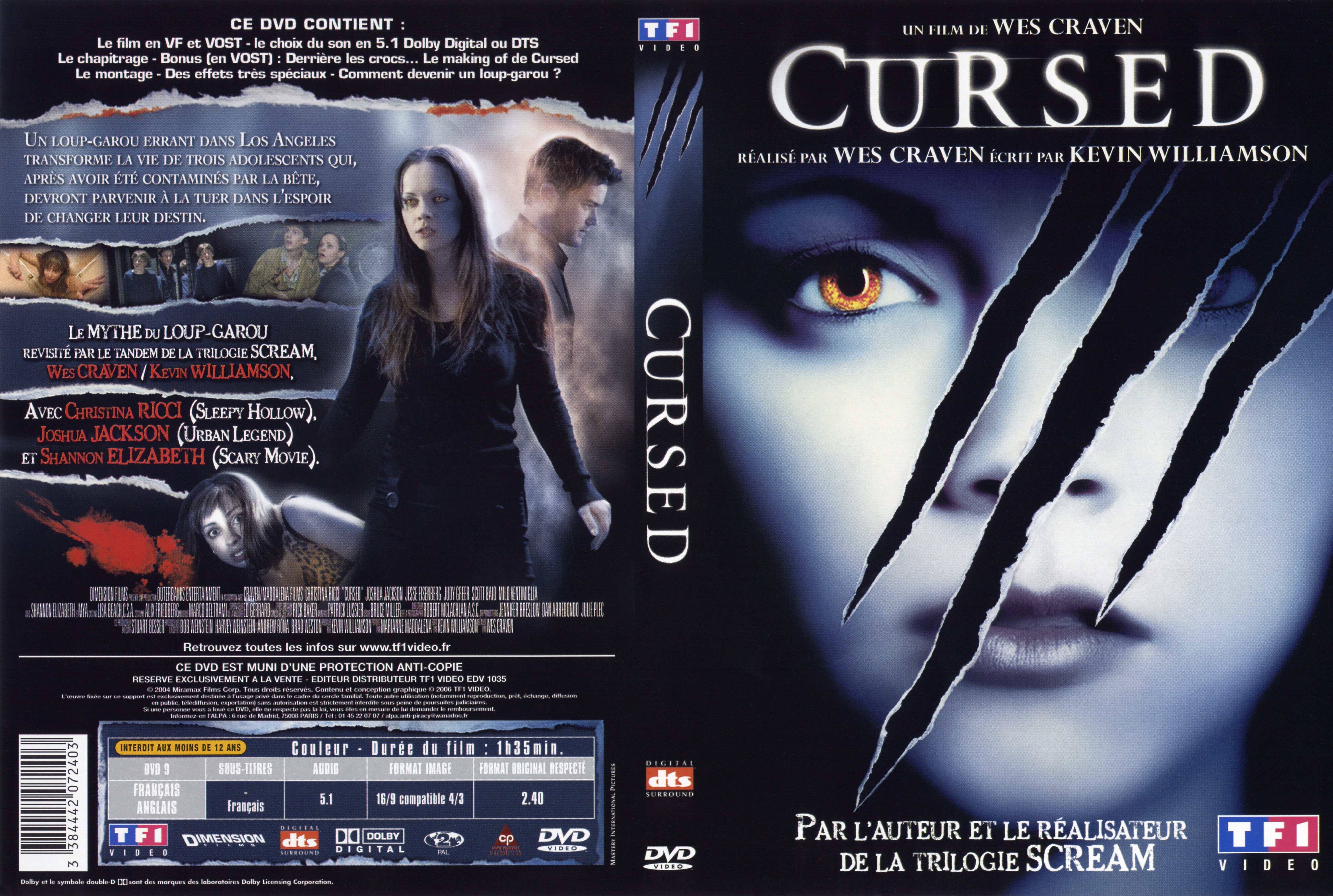 Jaquette DVD Cursed v2