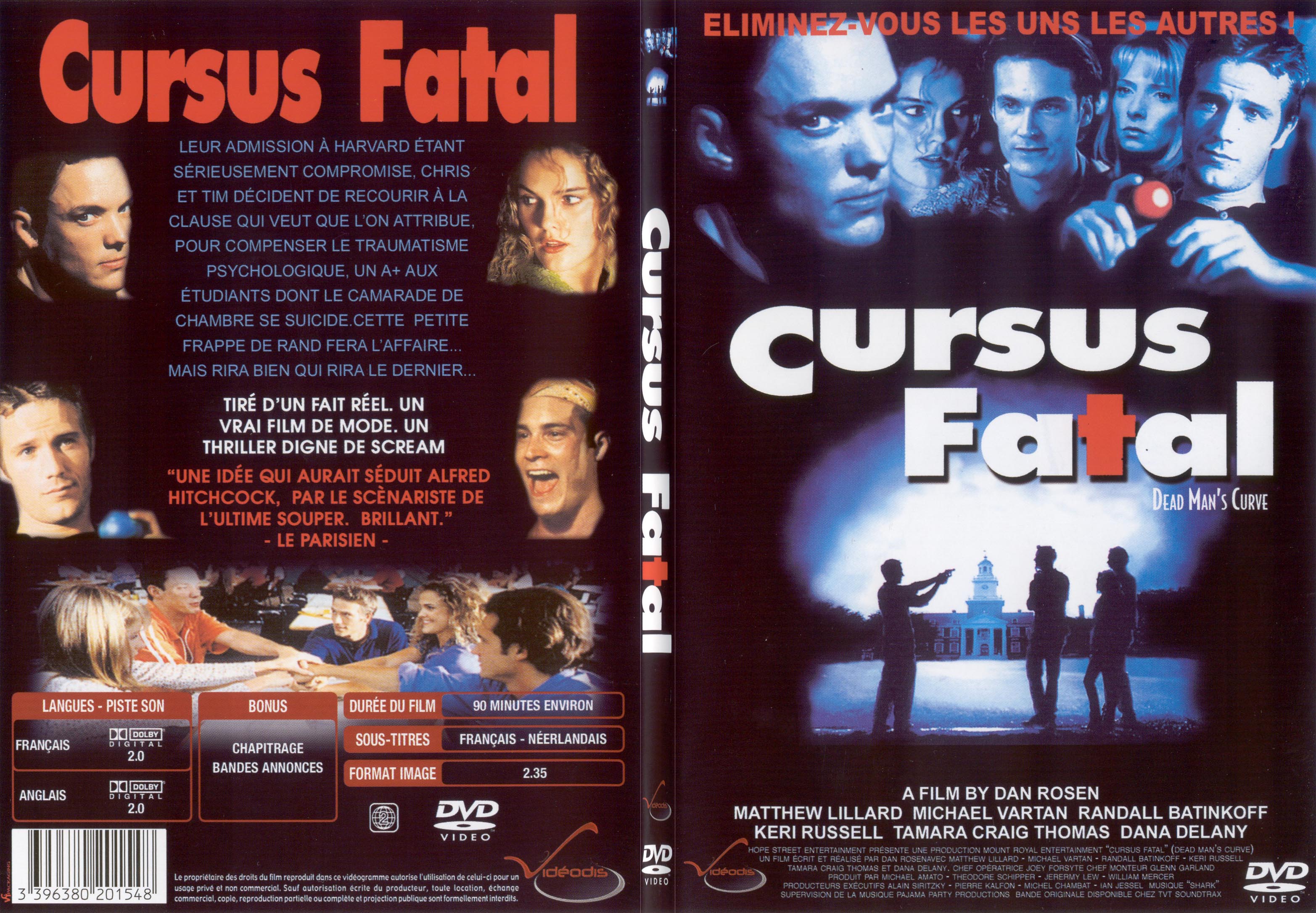Jaquette DVD Cursus fatal - SLIM