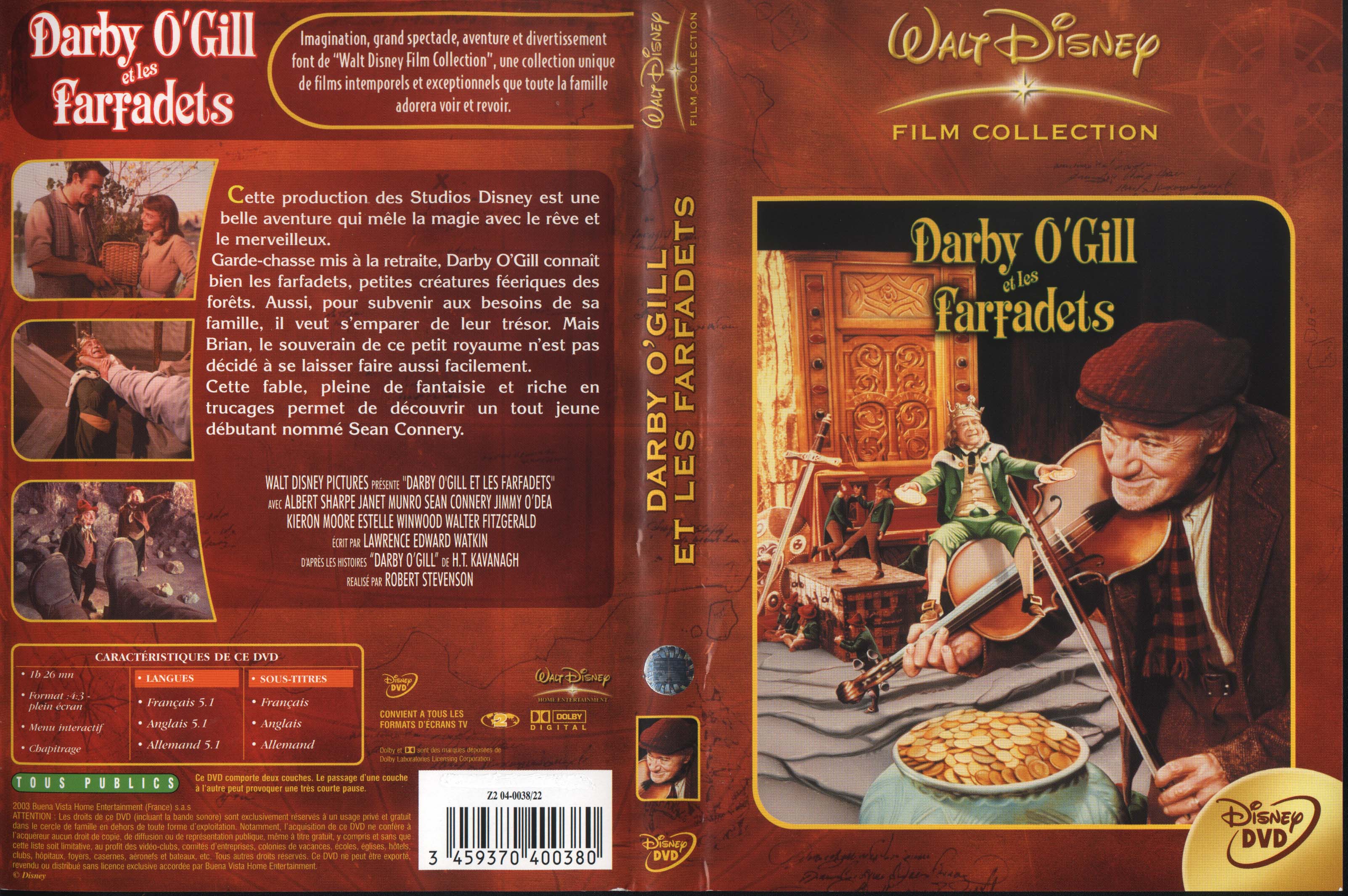 Jaquette DVD Darby O
