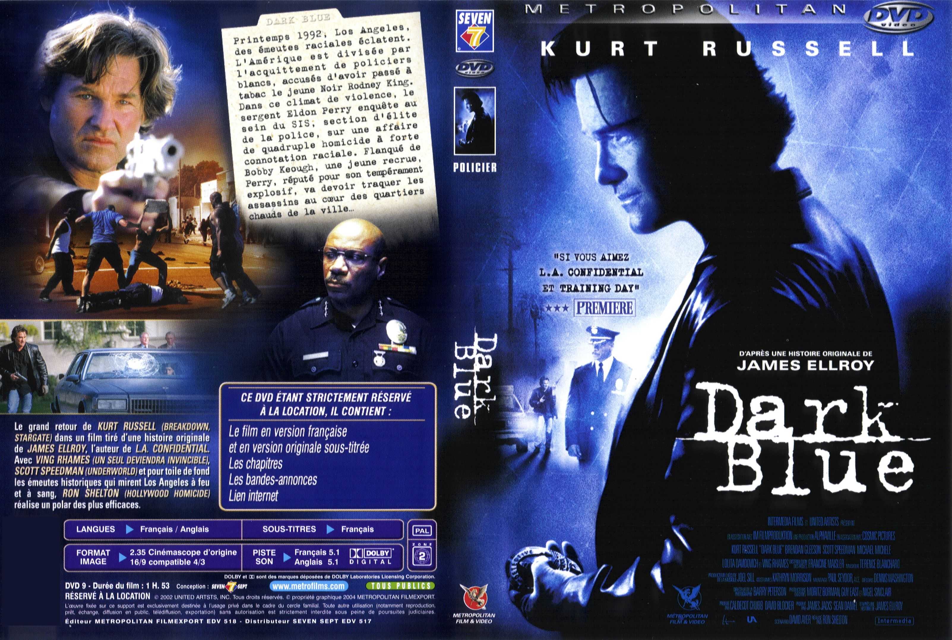 Jaquette DVD Dark blue