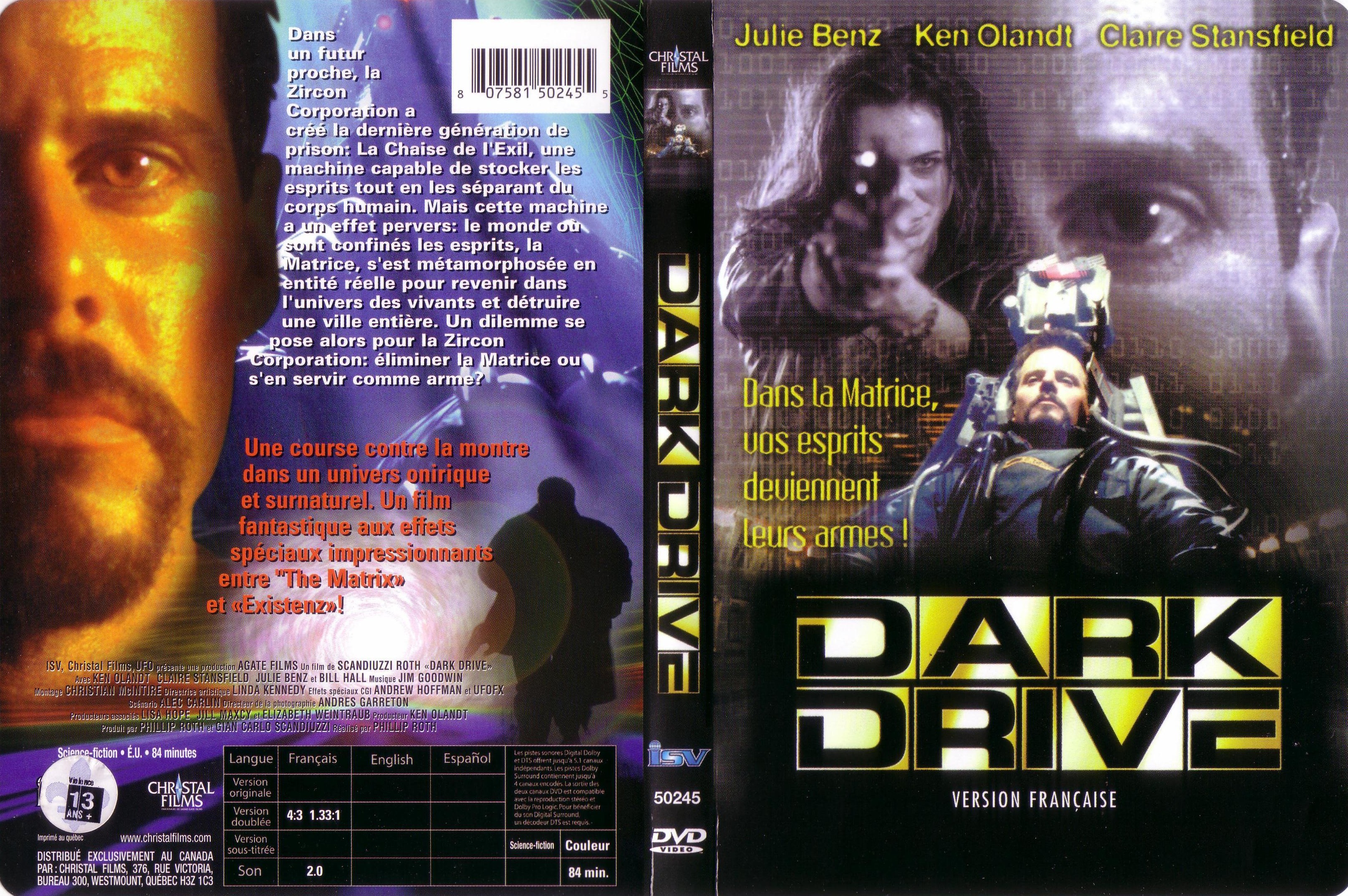 Jaquette DVD Dark drive