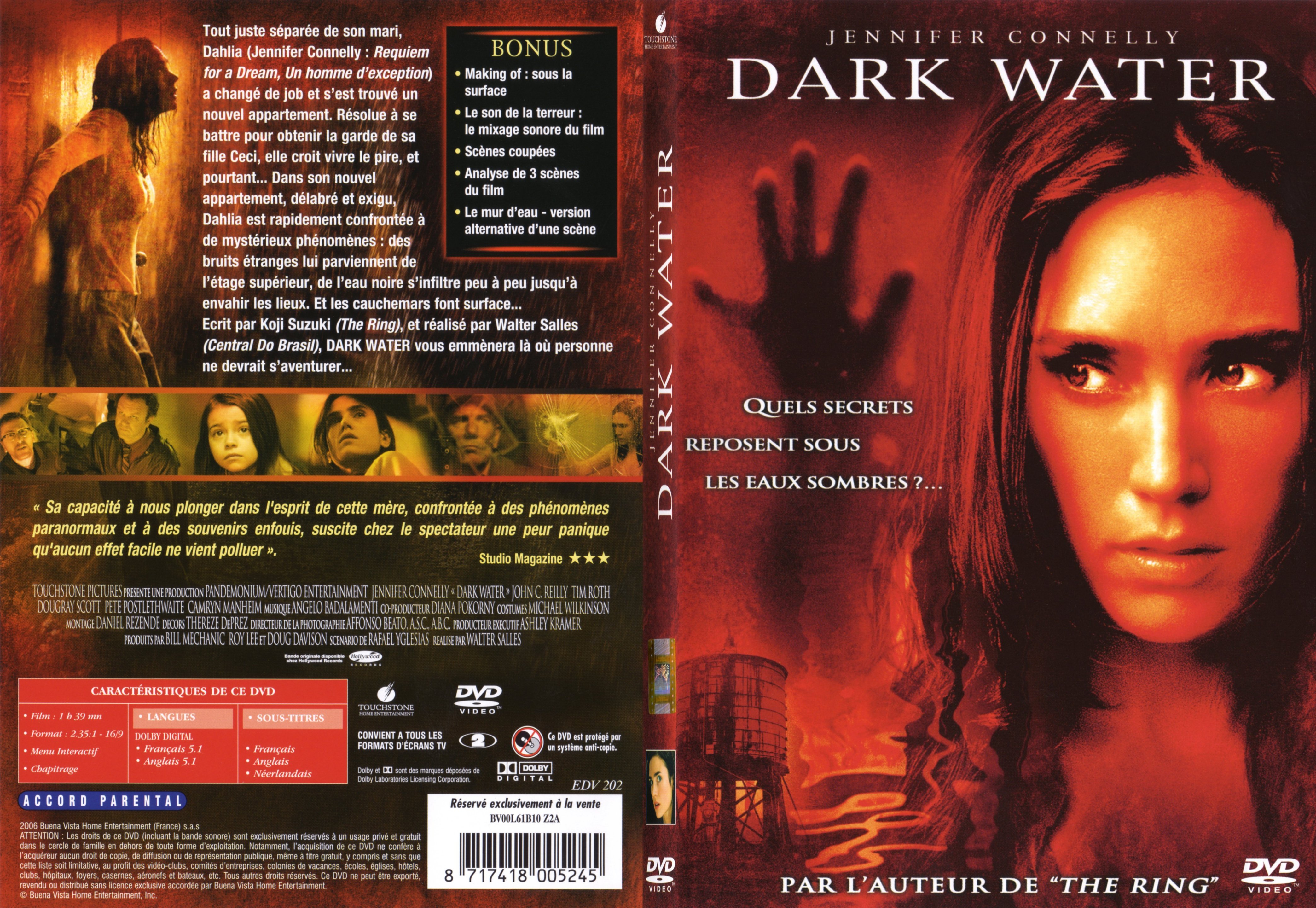 Jaquette DVD Dark water 2005 - SLIM