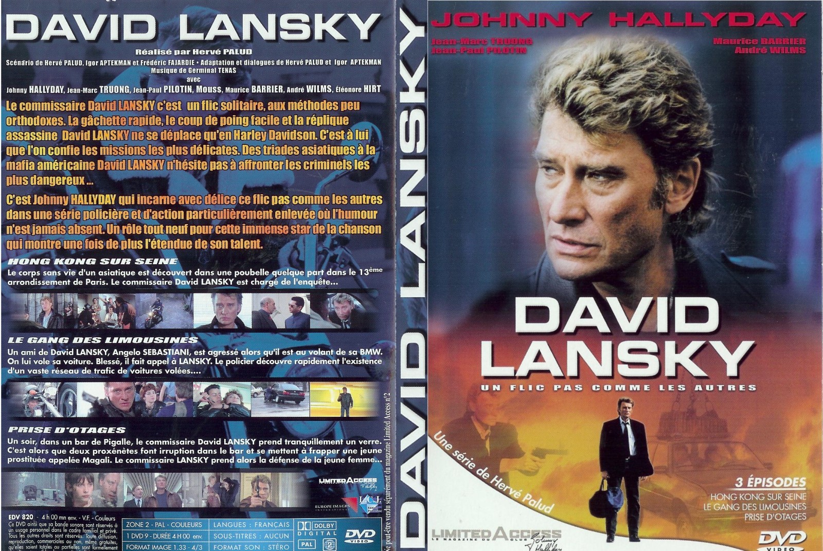 Jaquette DVD David Lansky DVD 1