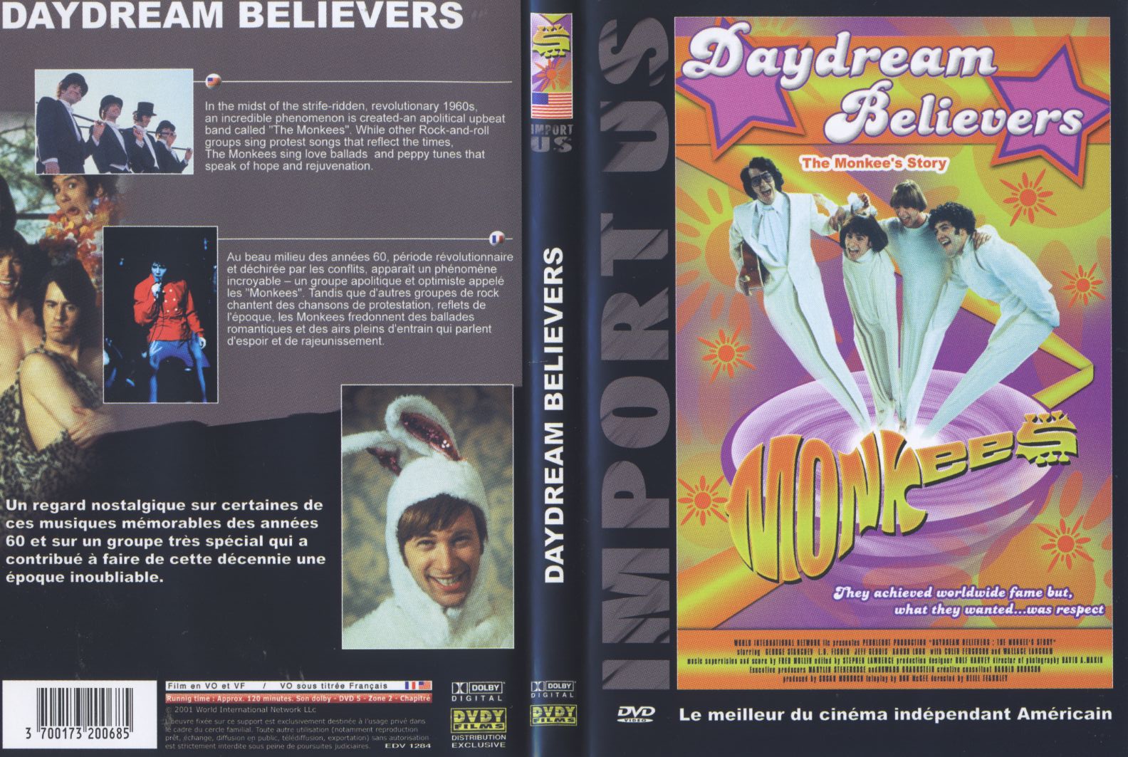 Jaquette DVD Daydream Believers