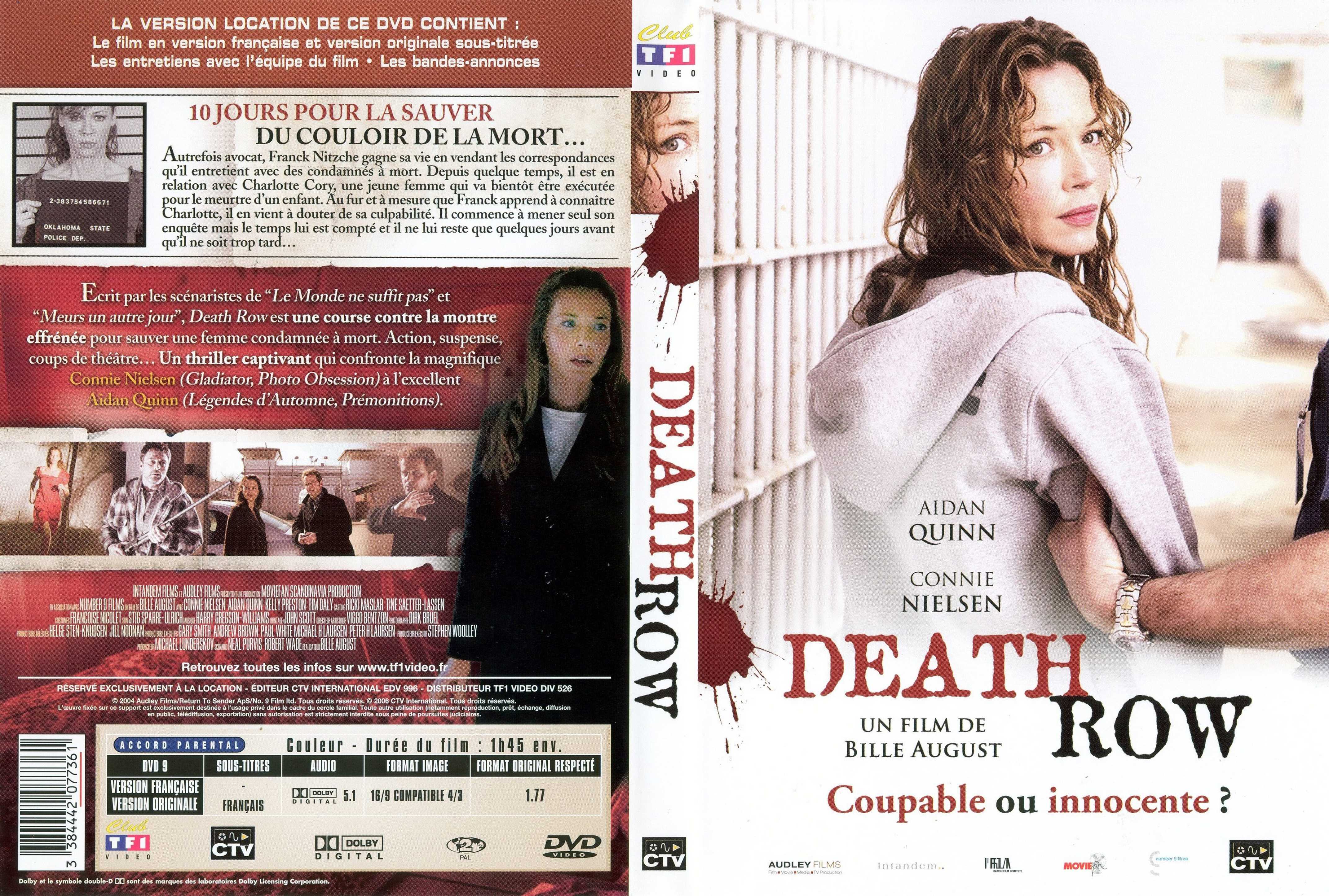 Jaquette DVD Death row