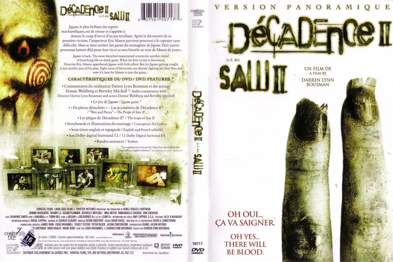 Jaquette DVD Dcadence 2