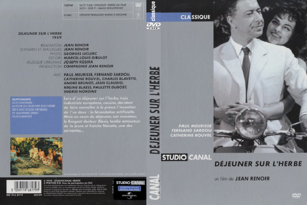 Jaquette DVD Dejeuner sur l