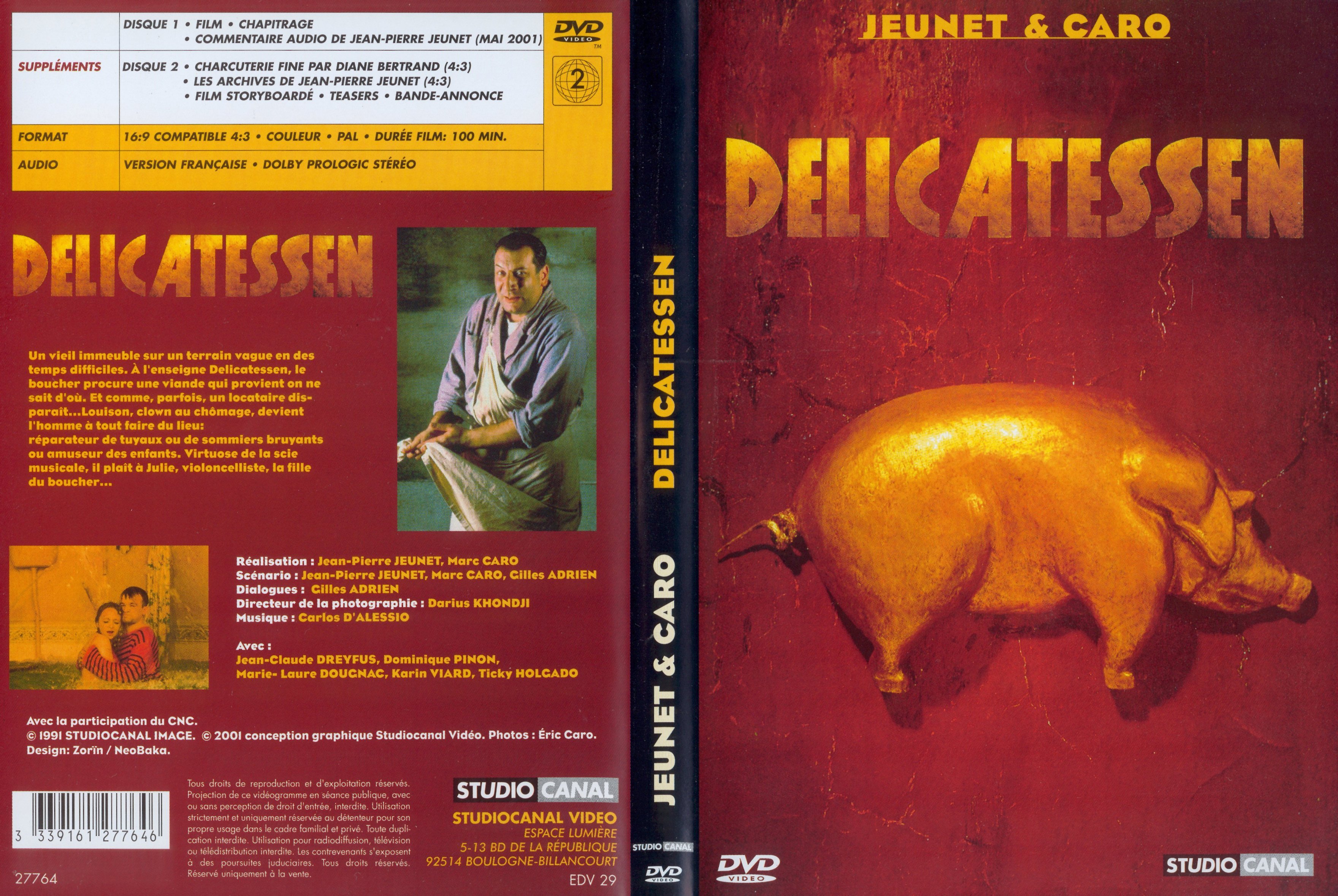 Jaquette DVD Dlicatessen
