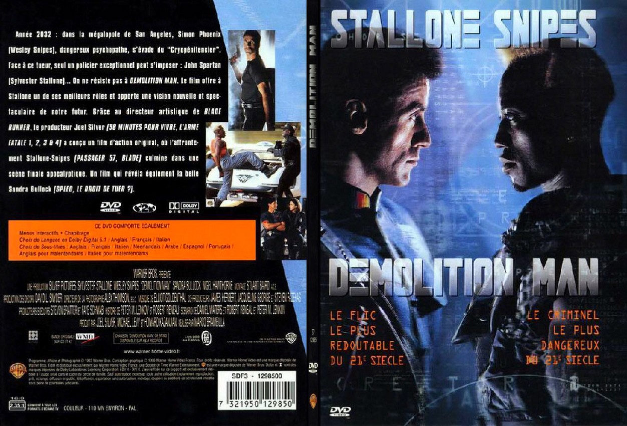 Jaquette DVD Demolition man - SLIM