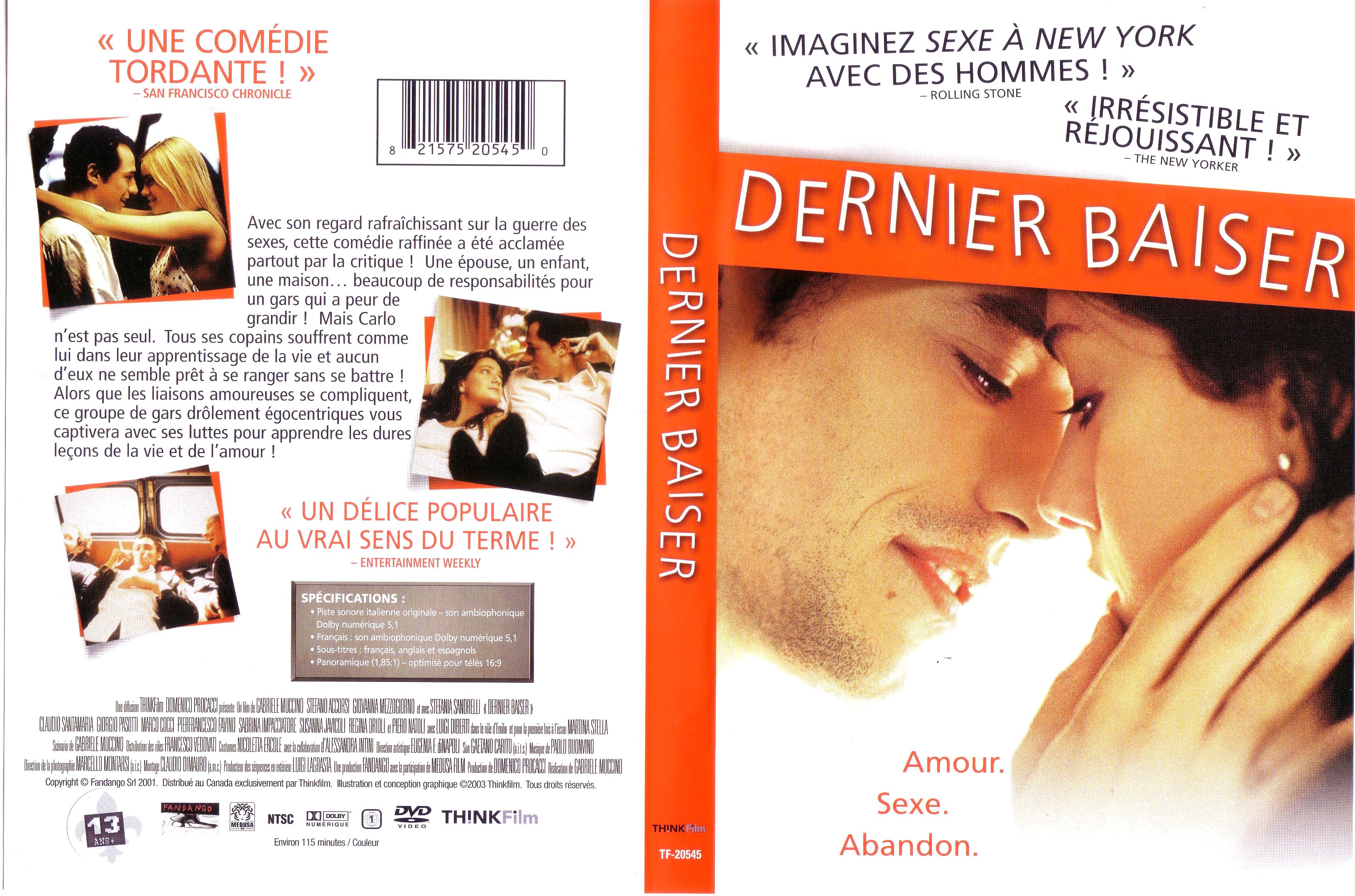 Jaquette DVD Dernier baiser