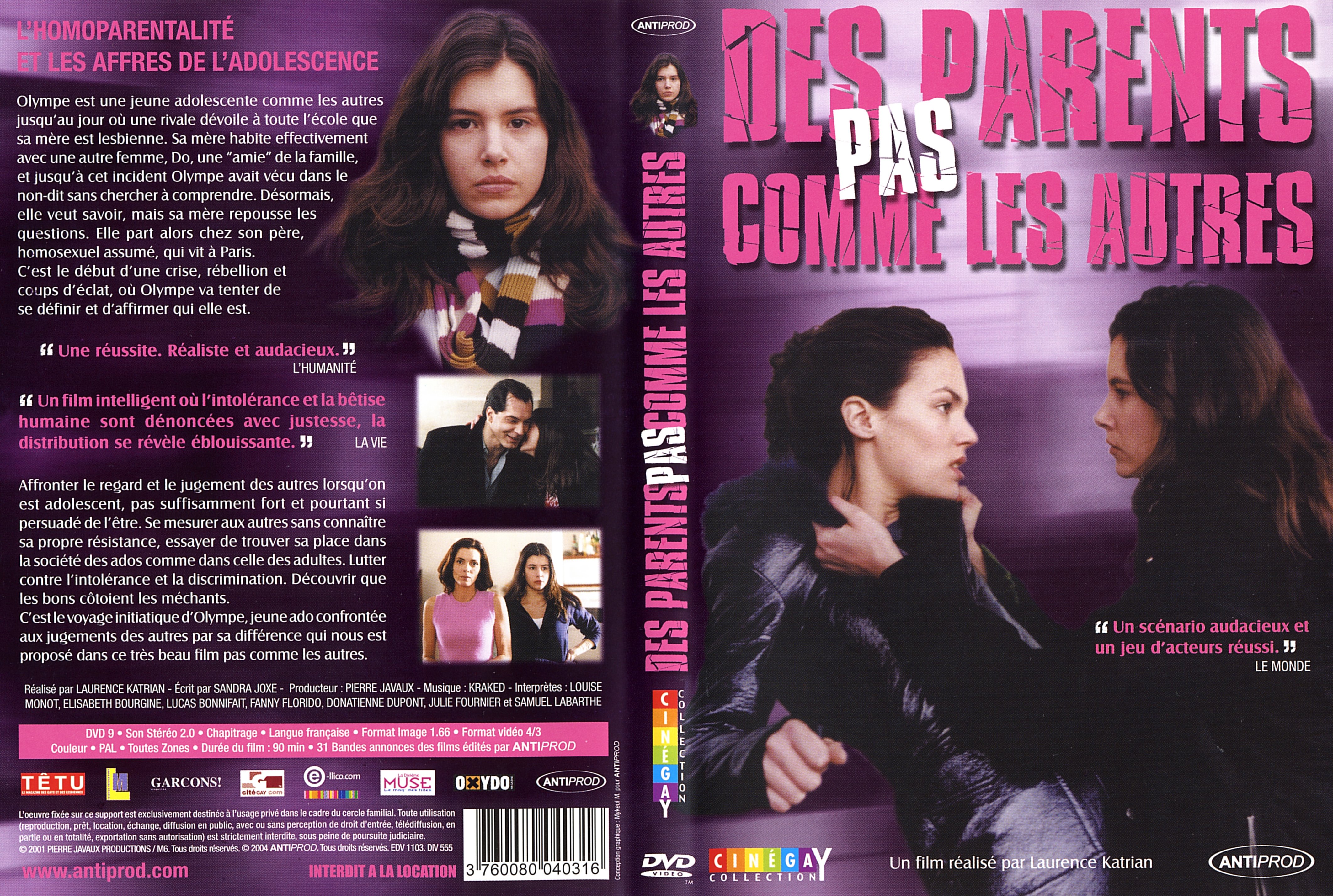 Jaquette DVD Des parents pas comme les autres