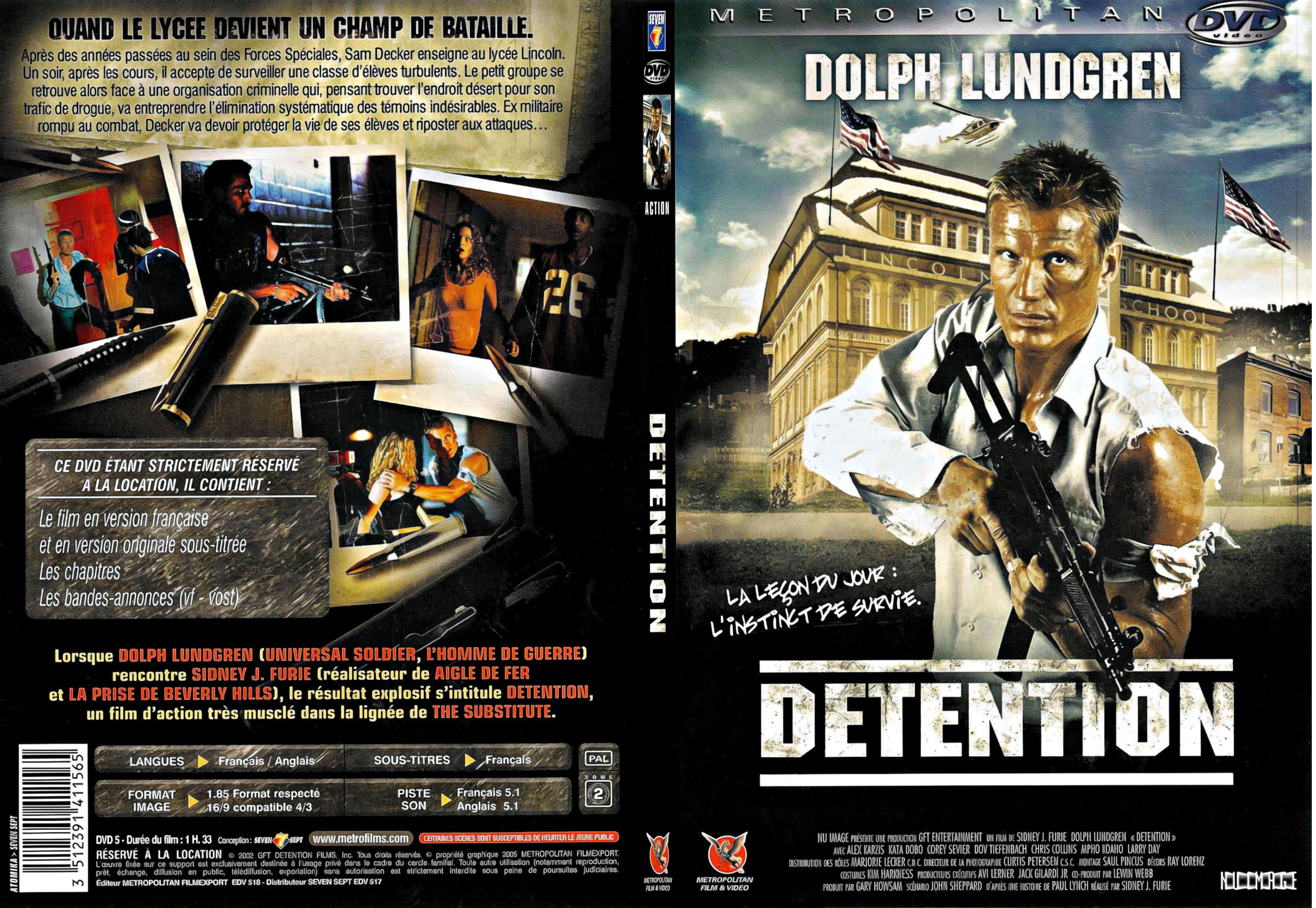 Jaquette DVD Detention - SLIM