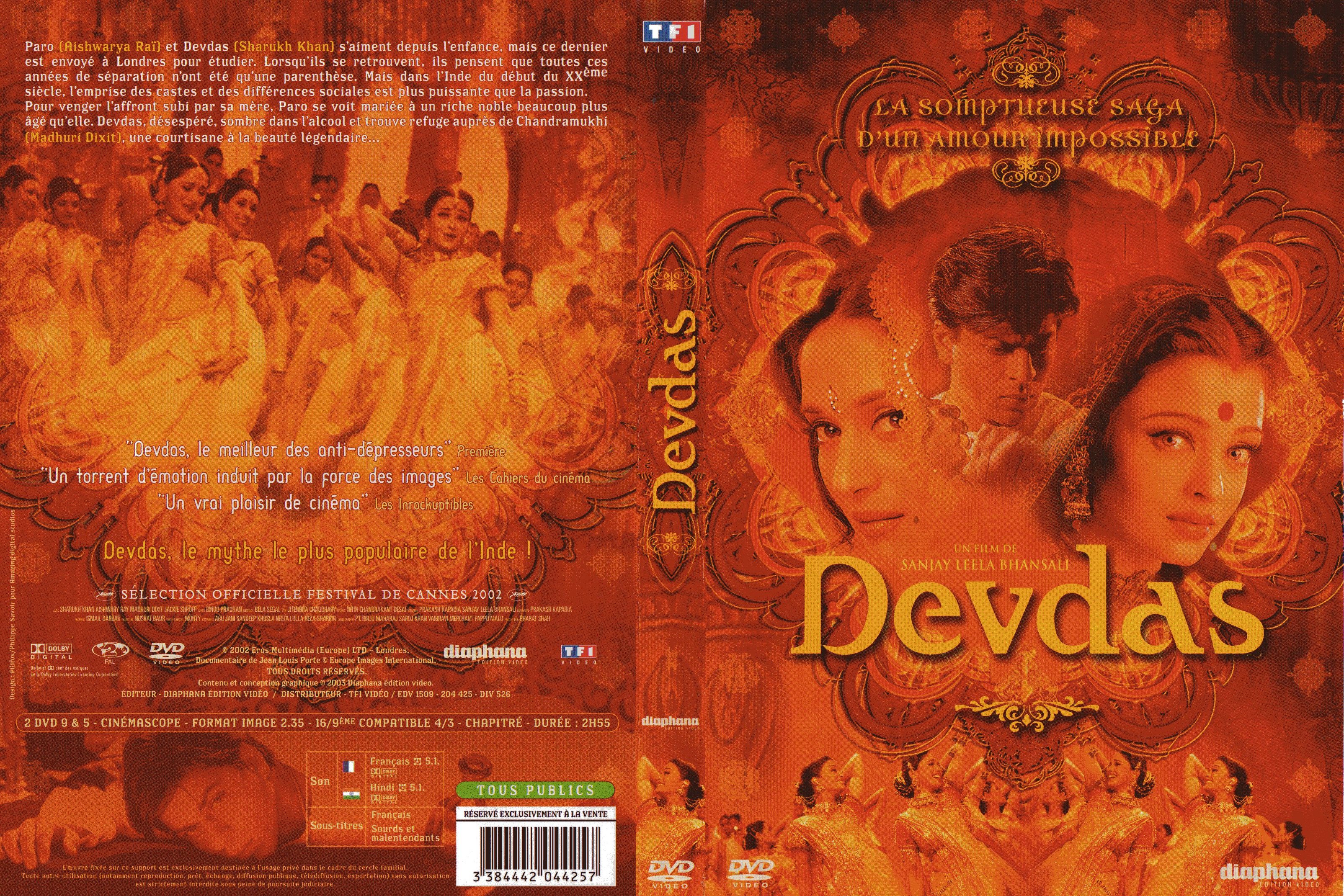 Jaquette DVD Devdas