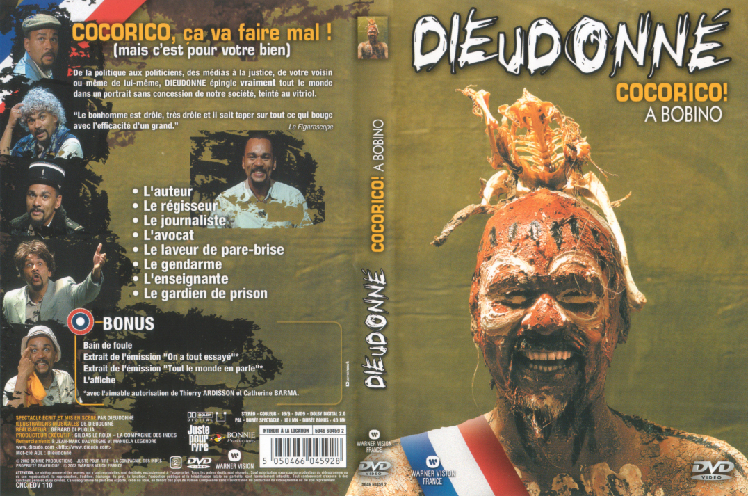 Jaquette DVD Dieudonn - Cocorico
