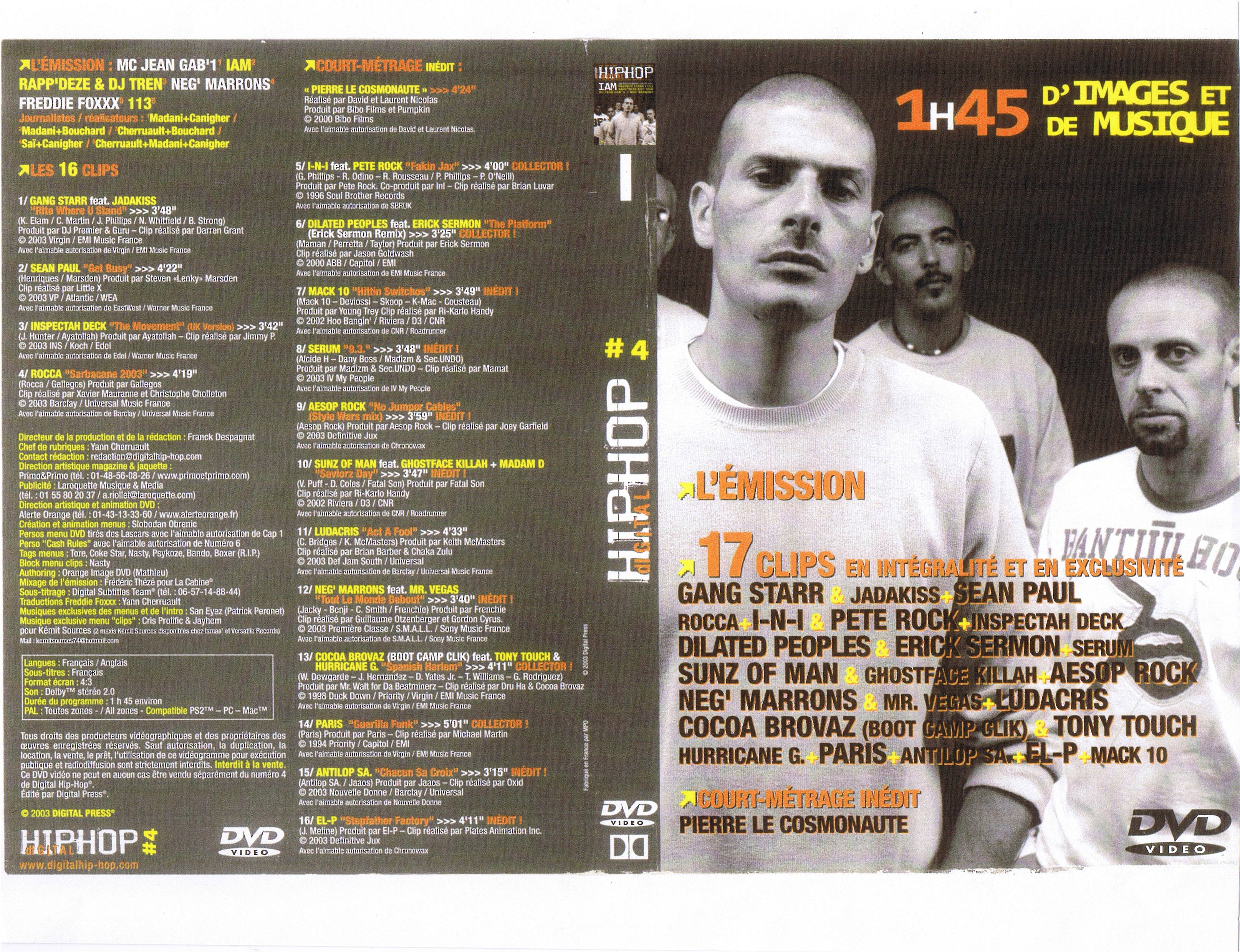 Jaquette DVD Digital hip hop vol 04