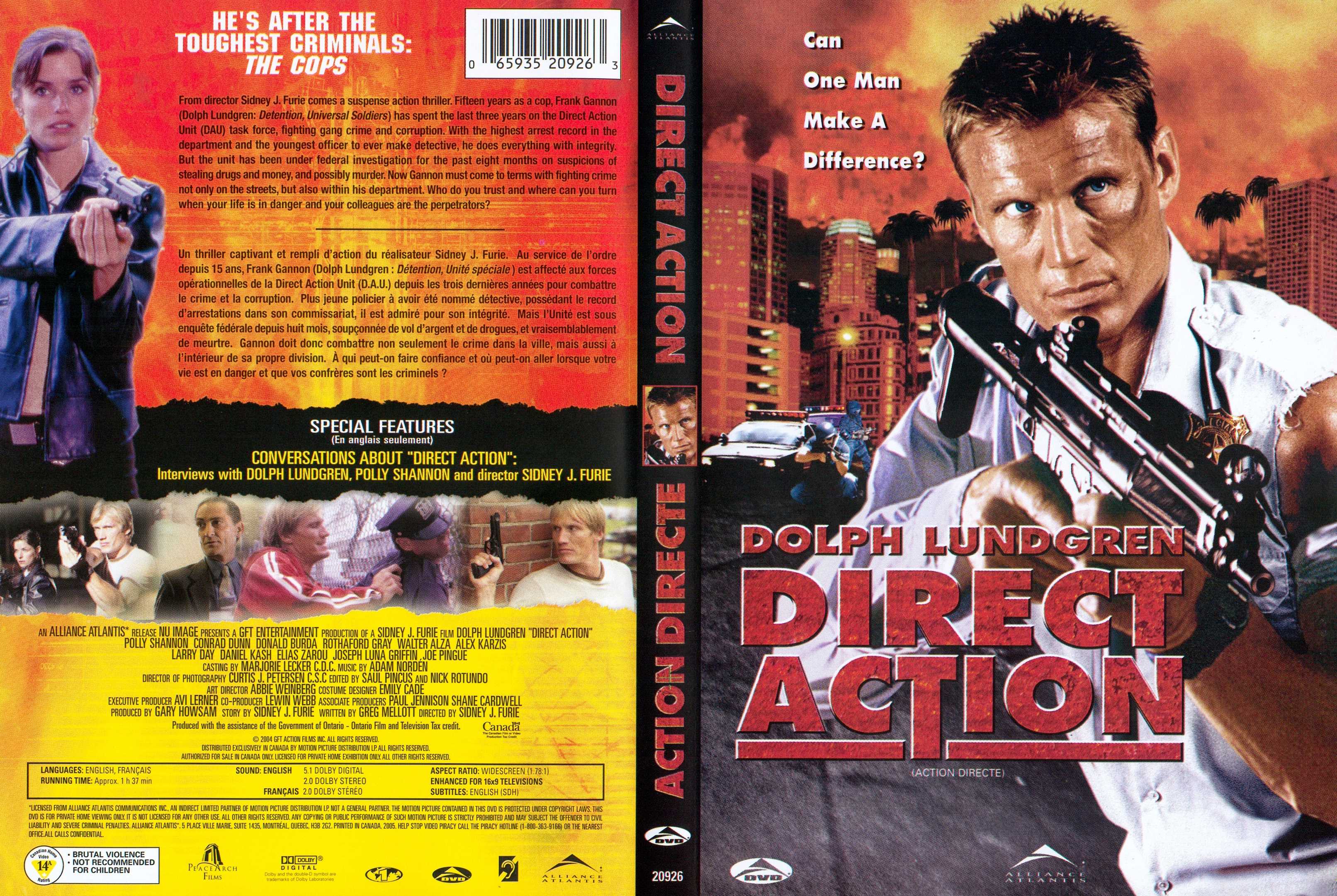 Jaquette DVD Direct action v2