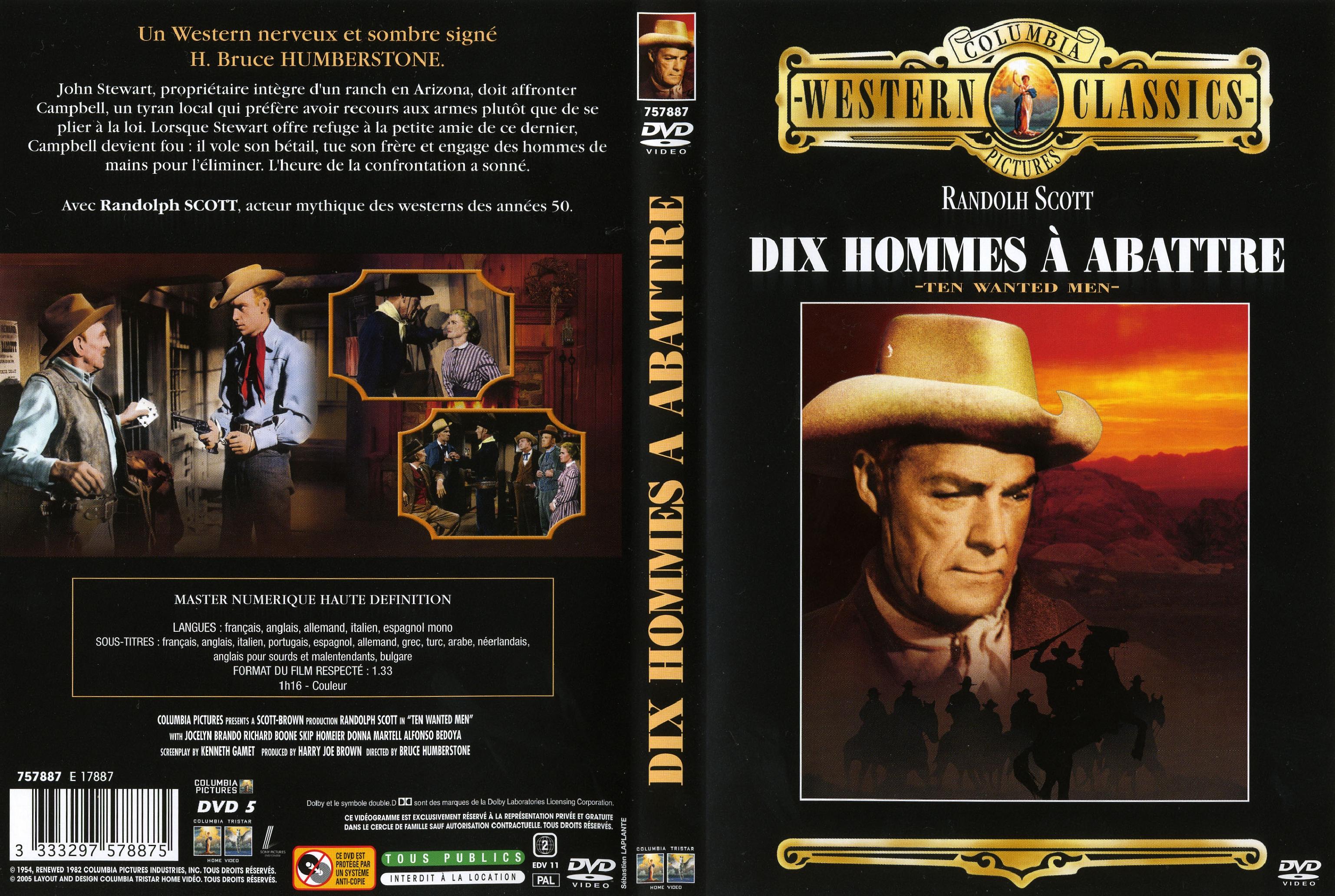 Jaquette DVD Dix hommes  abattre