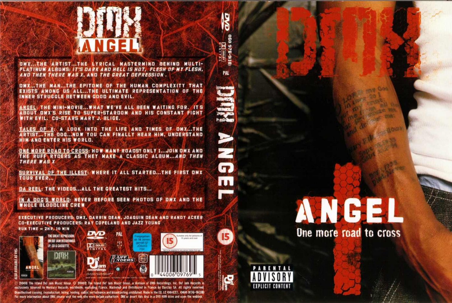 Jaquette DVD Dmx Angel one more road to cross