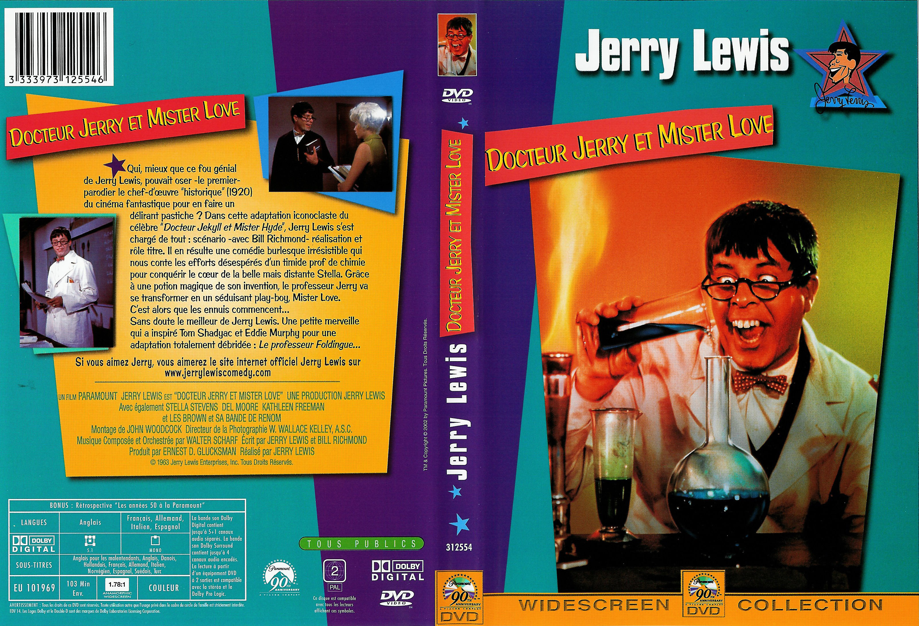 Jaquette DVD Docteur Jerry et Mister love