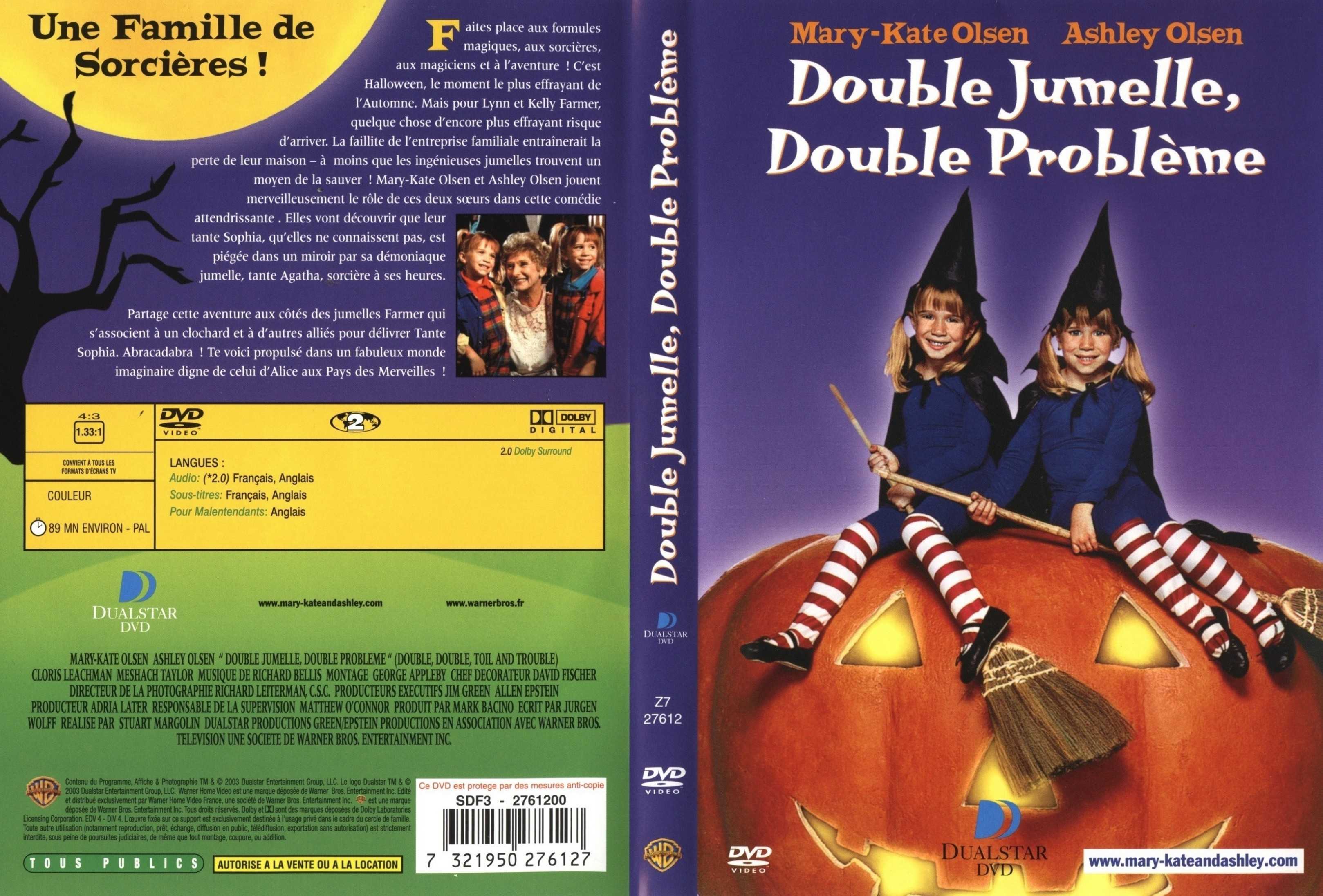Jaquette DVD Double jumelle double probleme