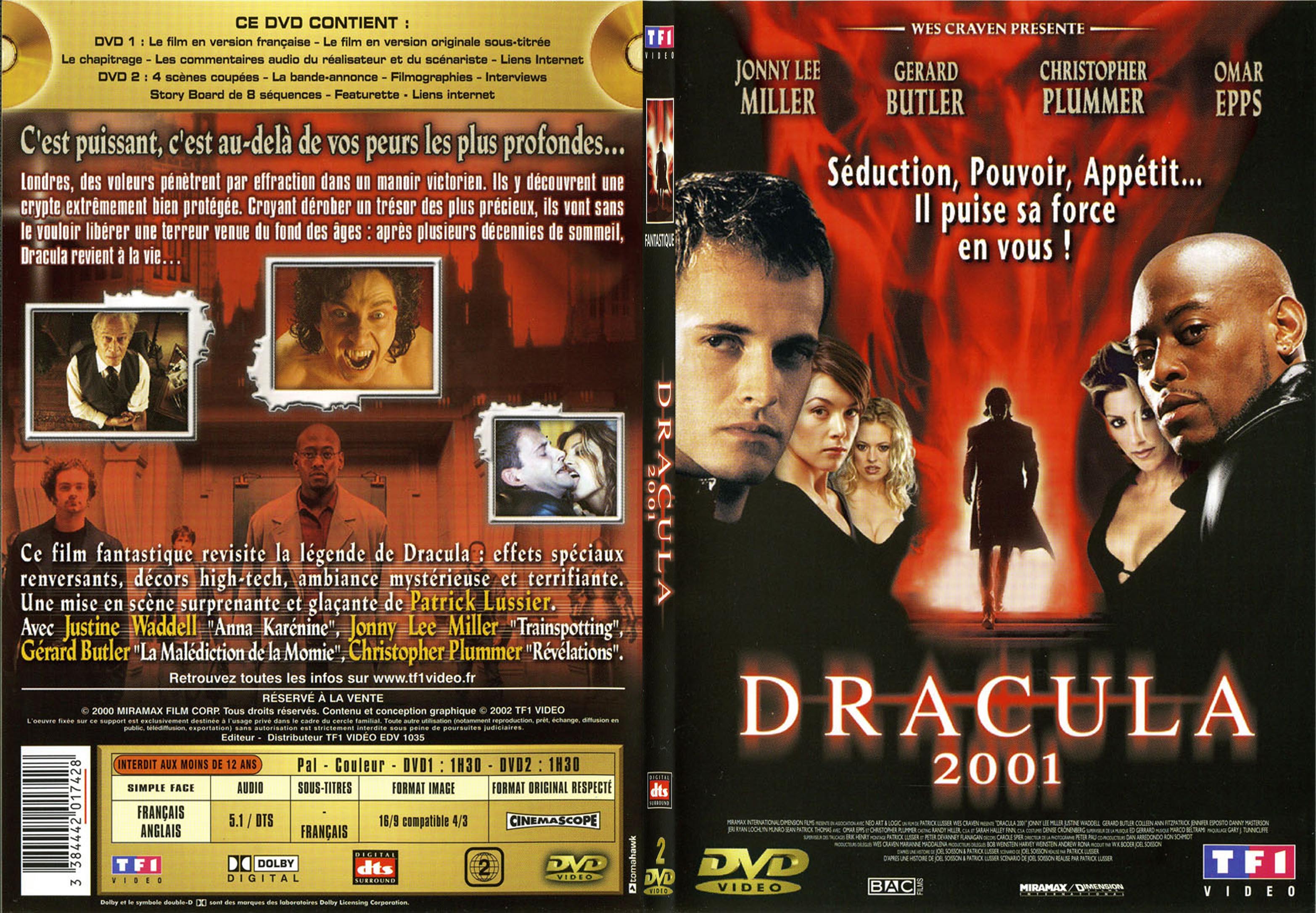 Jaquette DVD Dracula 2001 - SLIM