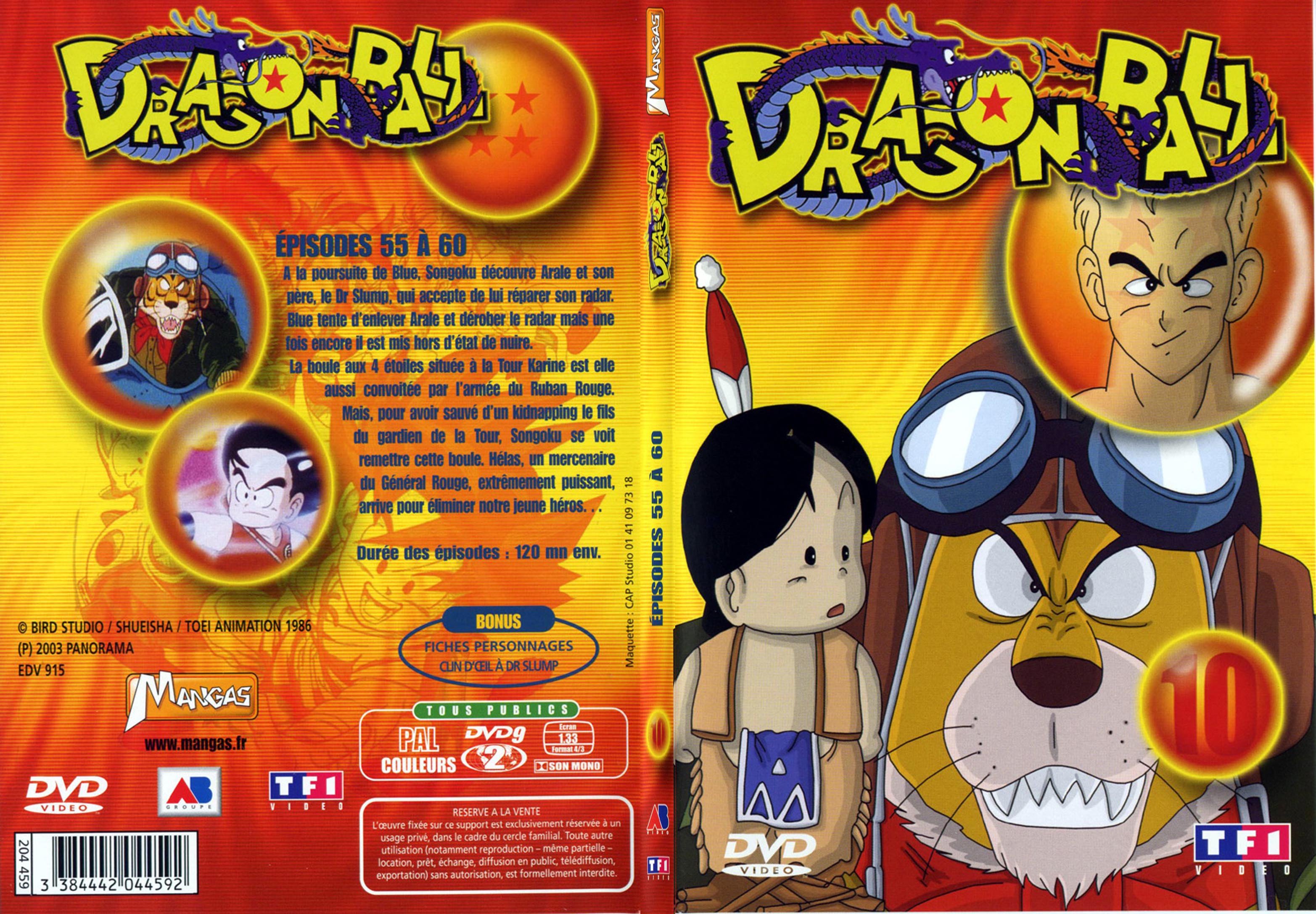 Jaquette DVD Dragon ball vol 10 - SLIM