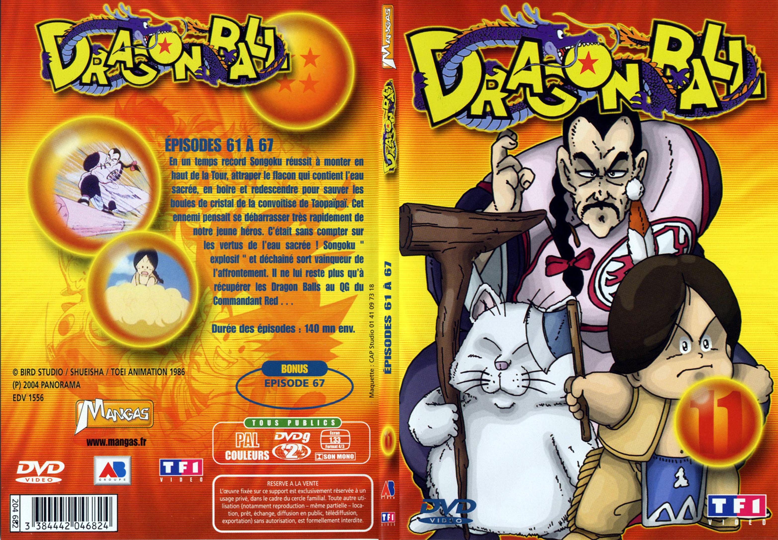 Jaquette DVD Dragon ball vol 11 - SLIM