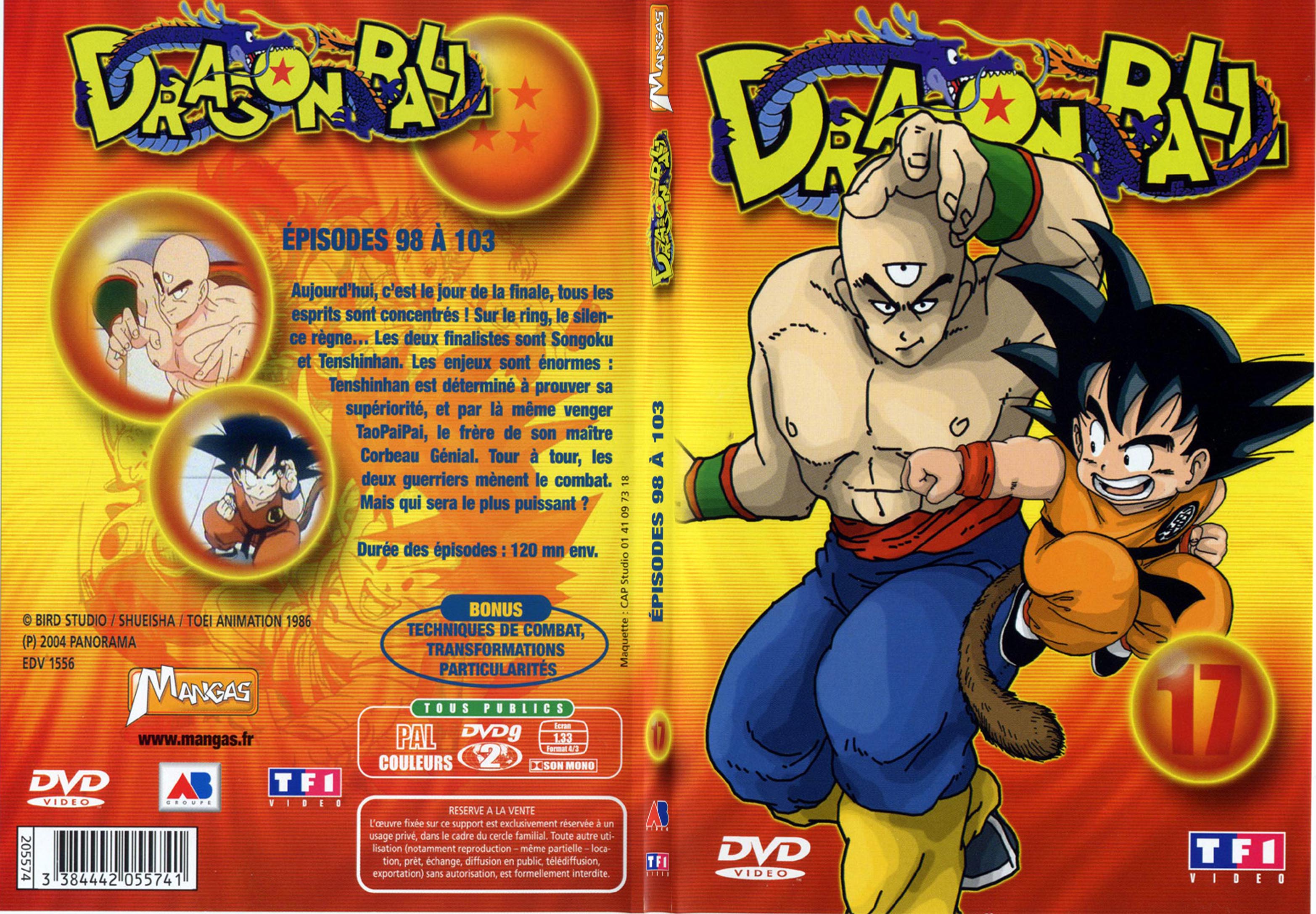 Jaquette DVD Dragon ball vol 17 - SLIM
