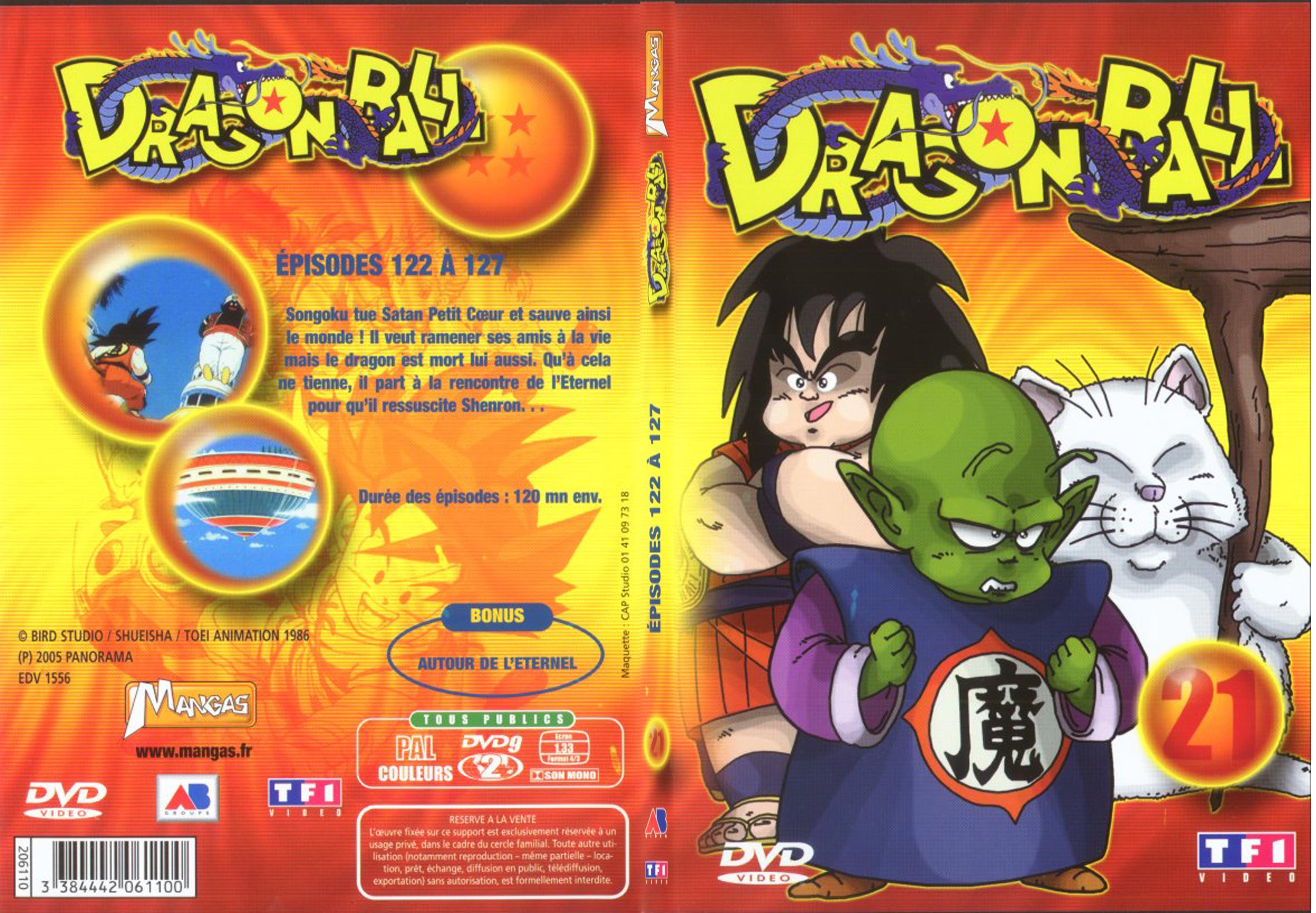 Jaquette DVD Dragon ball vol 21 - SLIM