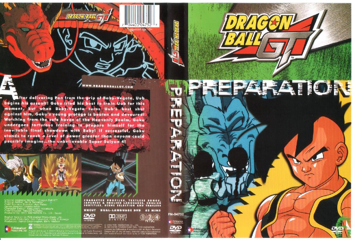 Jaquette DVD Dragonball GT 06 Preparation