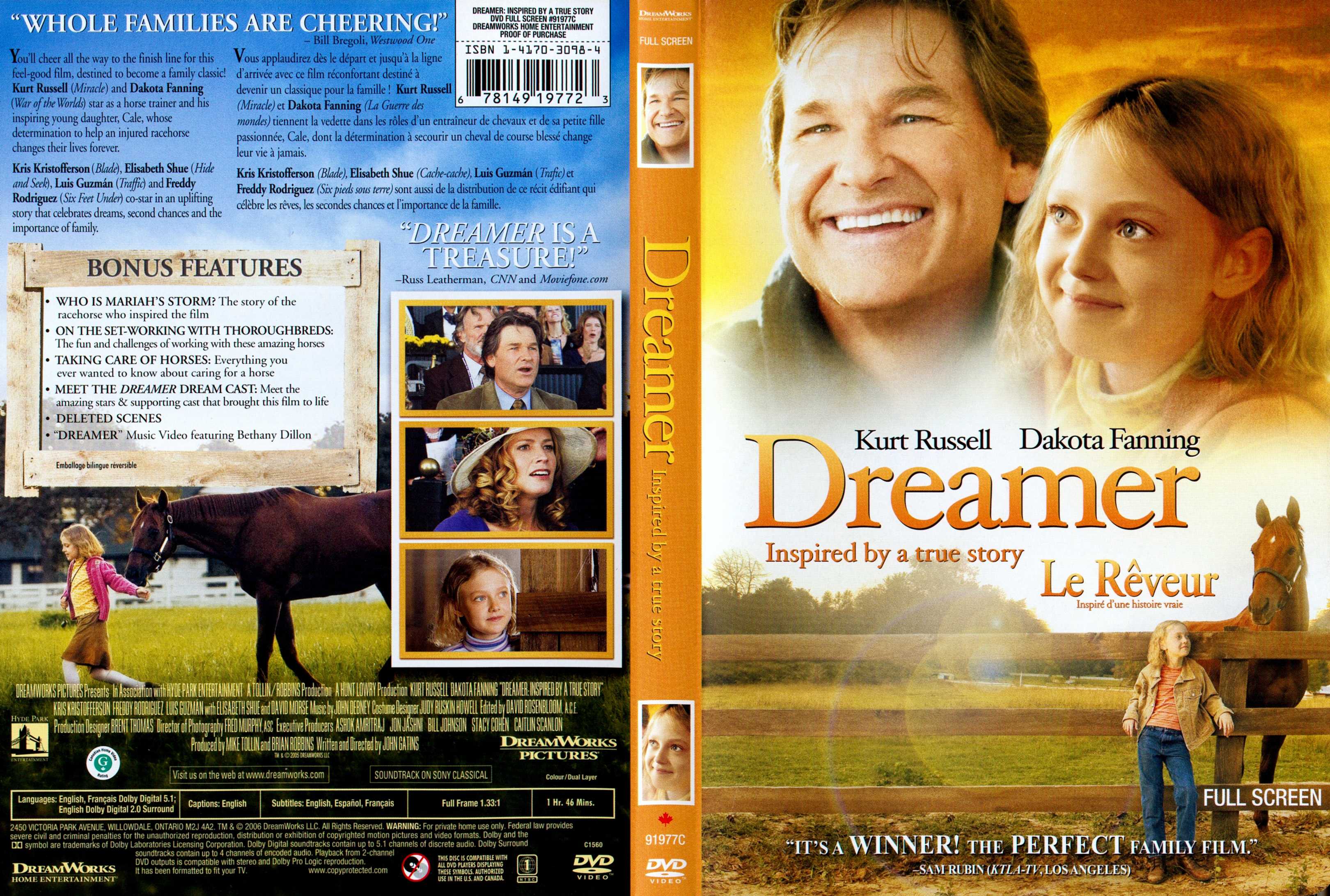 Jaquette DVD Dreamer Zone 1