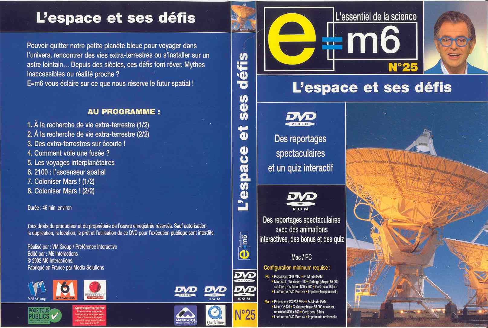 Jaquette DVD E=M6 - L