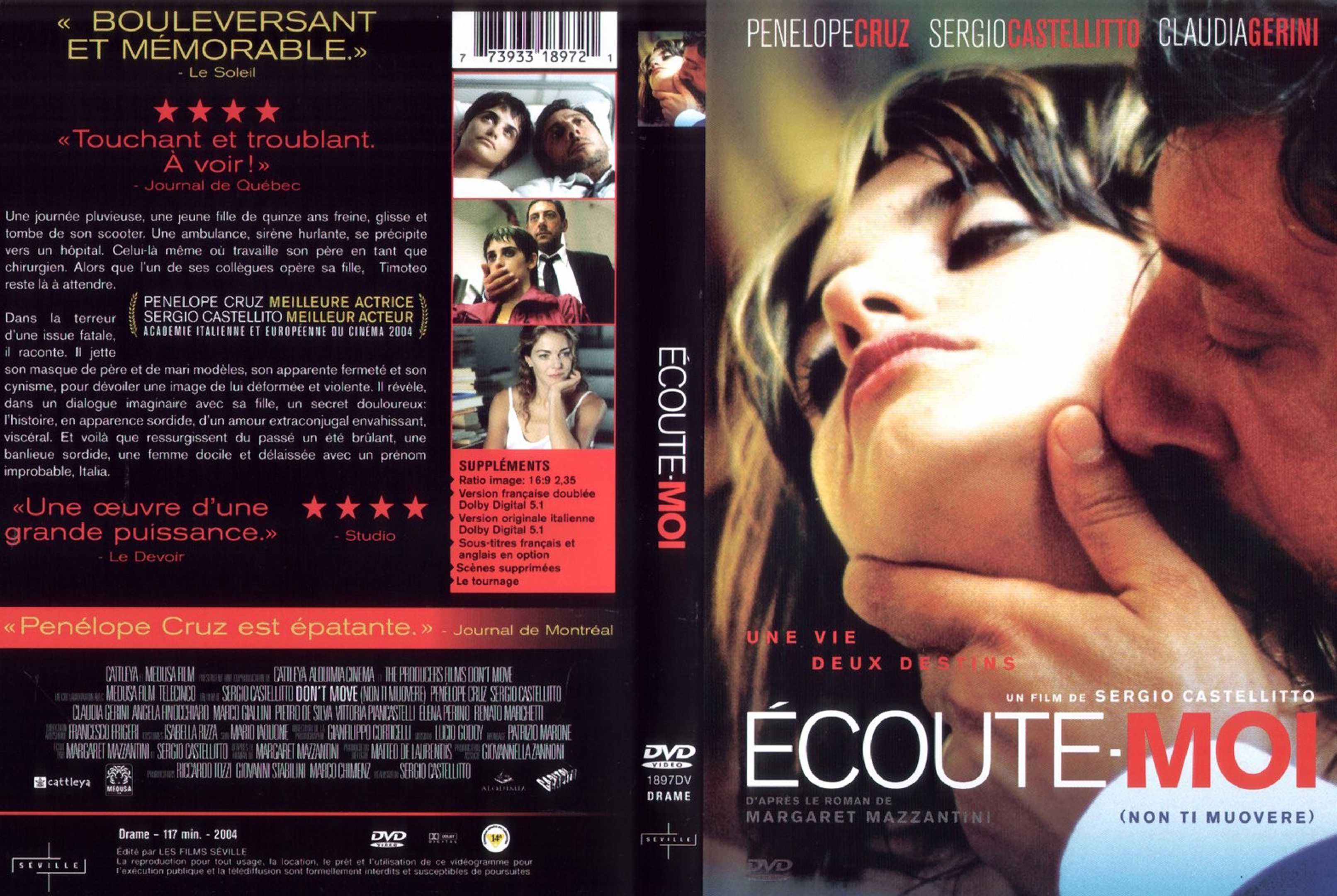 Jaquette DVD Ecoute moi