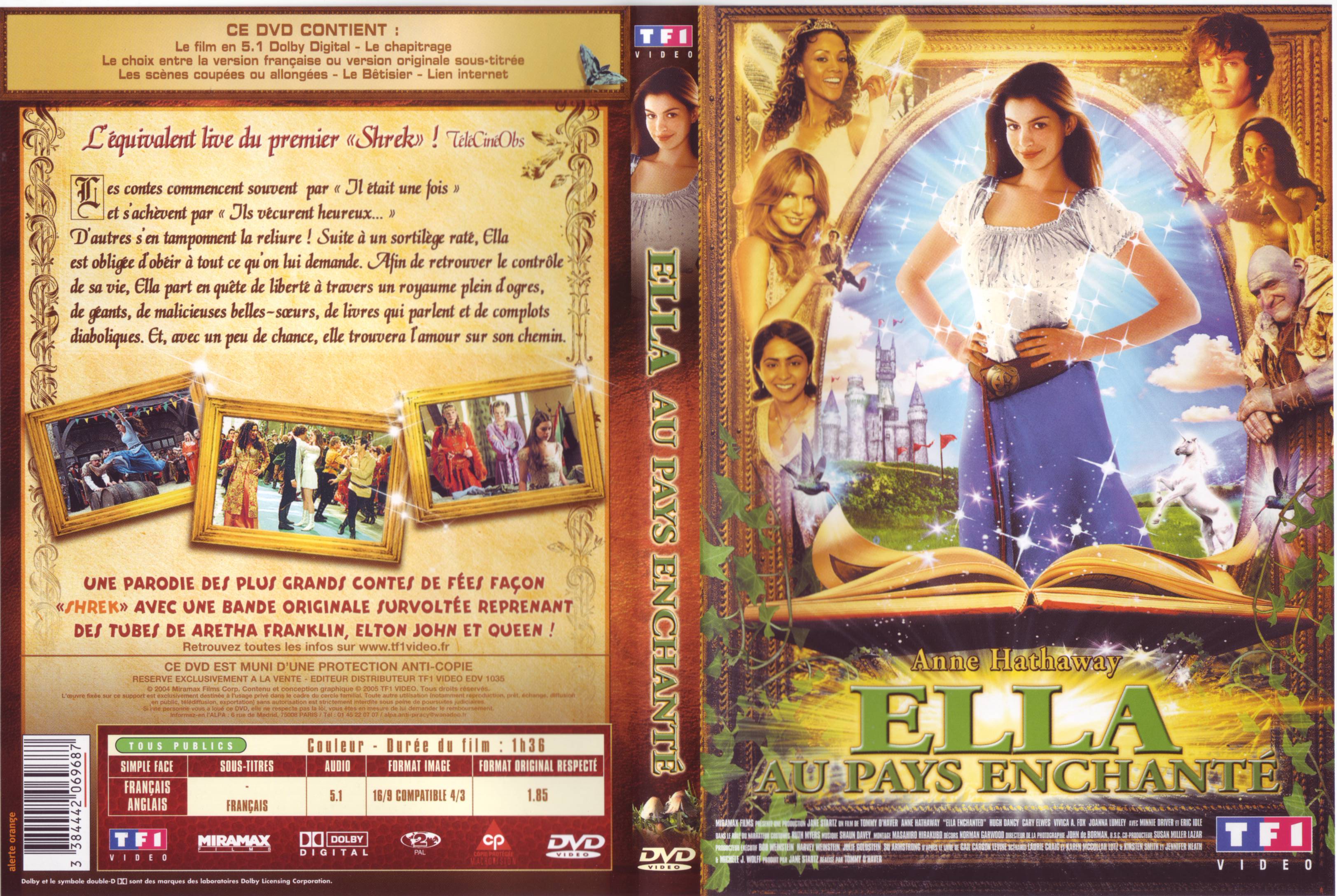Jaquette DVD Ella au pays enchant v2