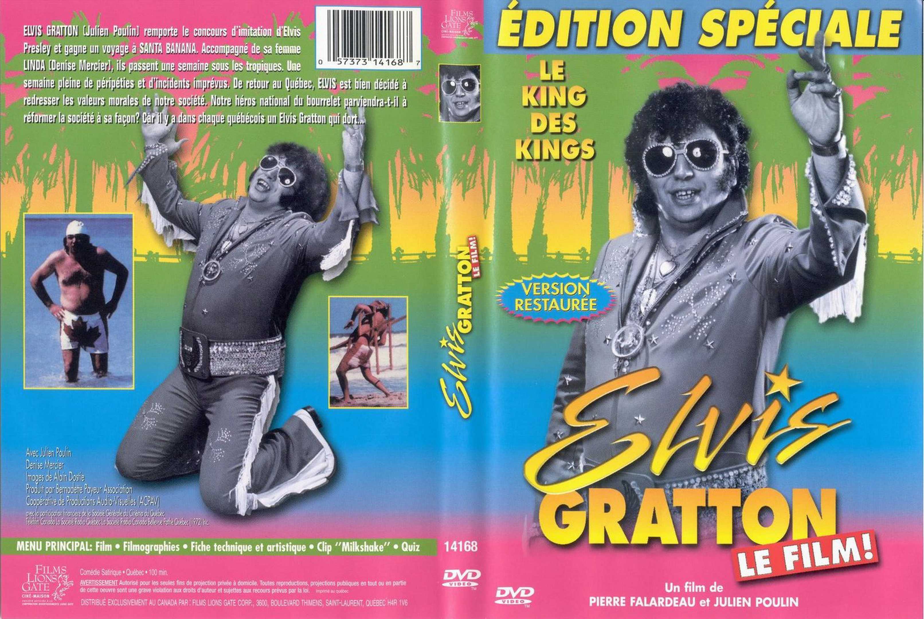 Jaquette DVD Elvis Gratton