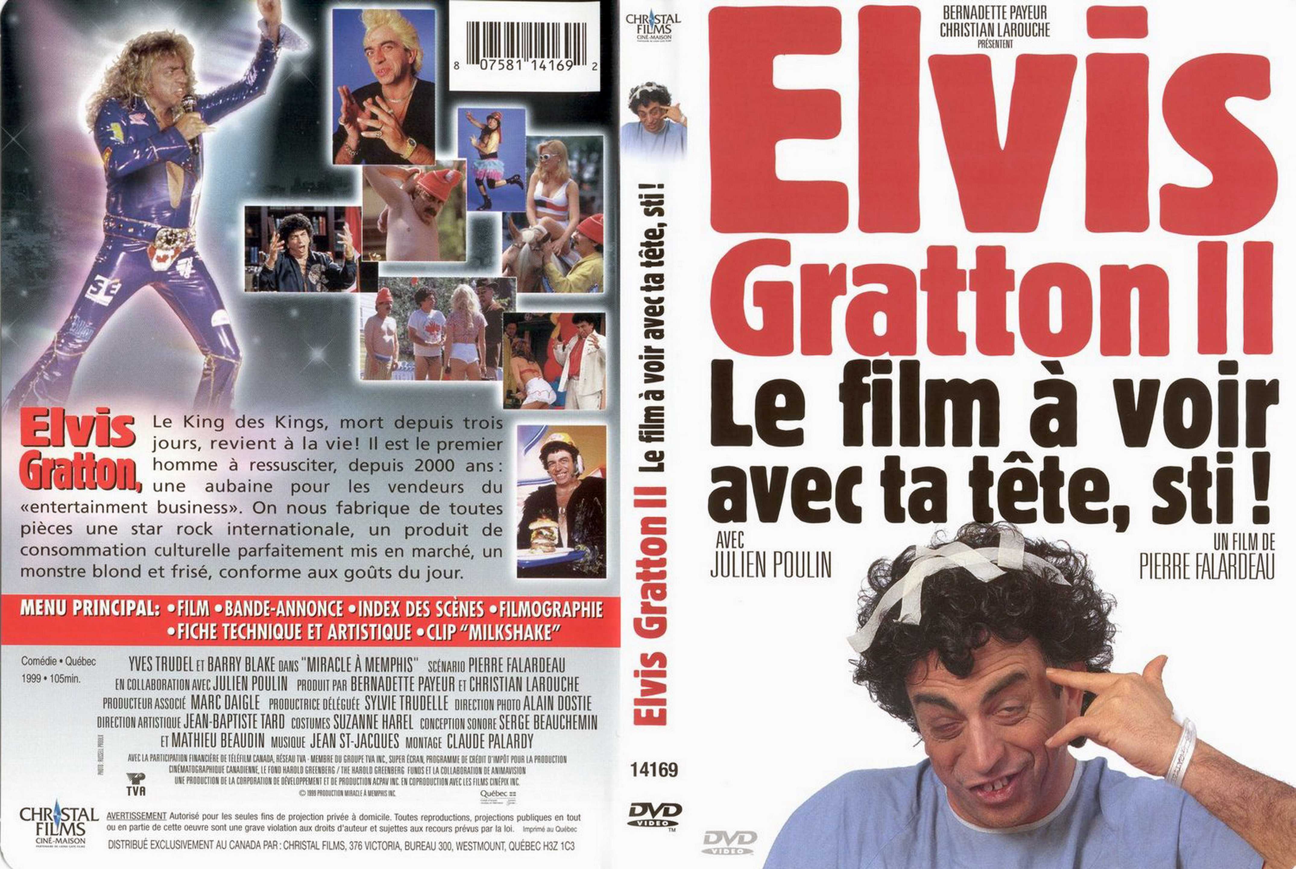Jaquette DVD Elvis Gratton v2